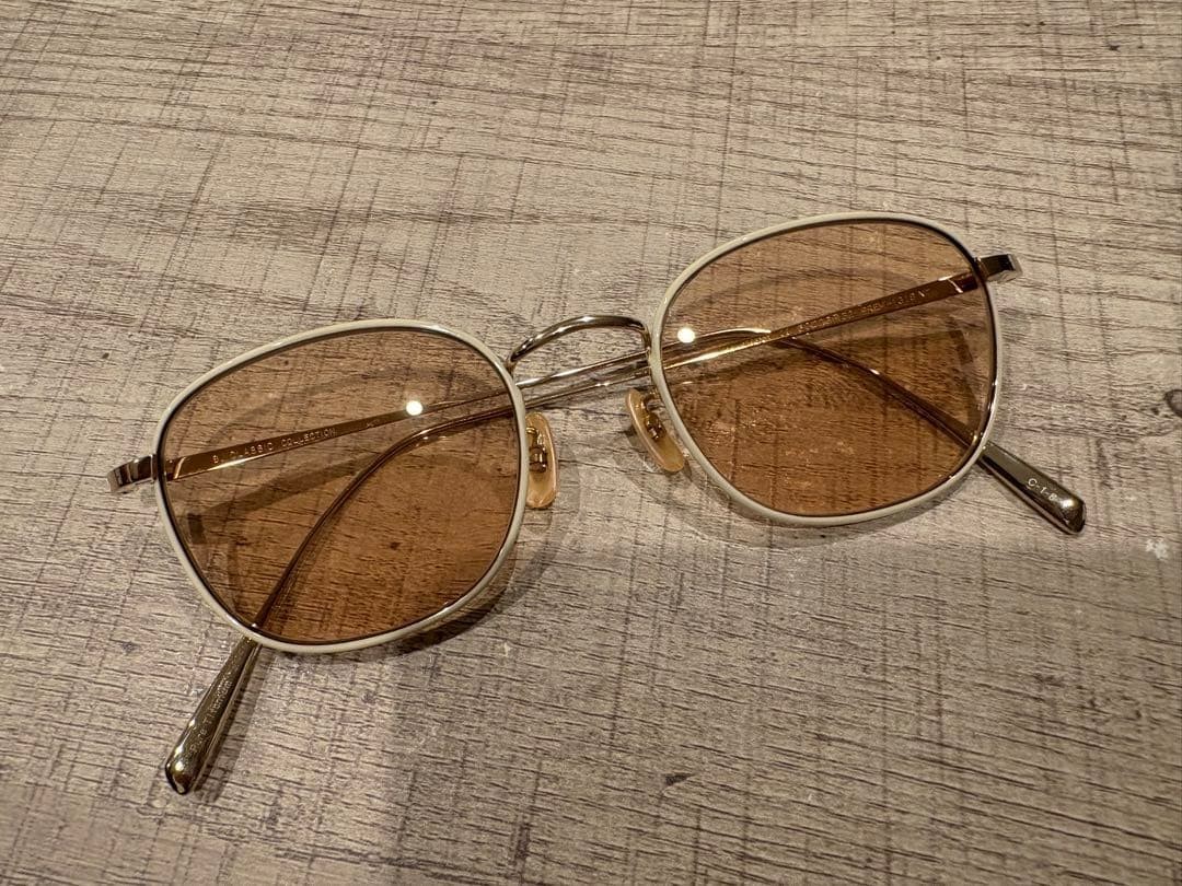 BJ CLASSIC COLLECTION PREM-131S NT White Gold Glasses Frame 50-20 Made in Japan