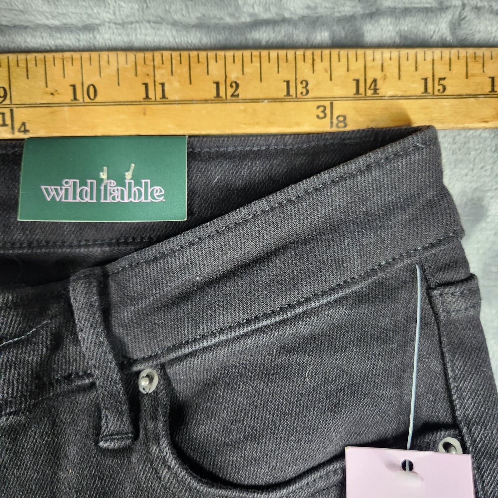WILD Fable Jeans Womens 8/29 Black Low Rise Flare Stretch Denim NWT