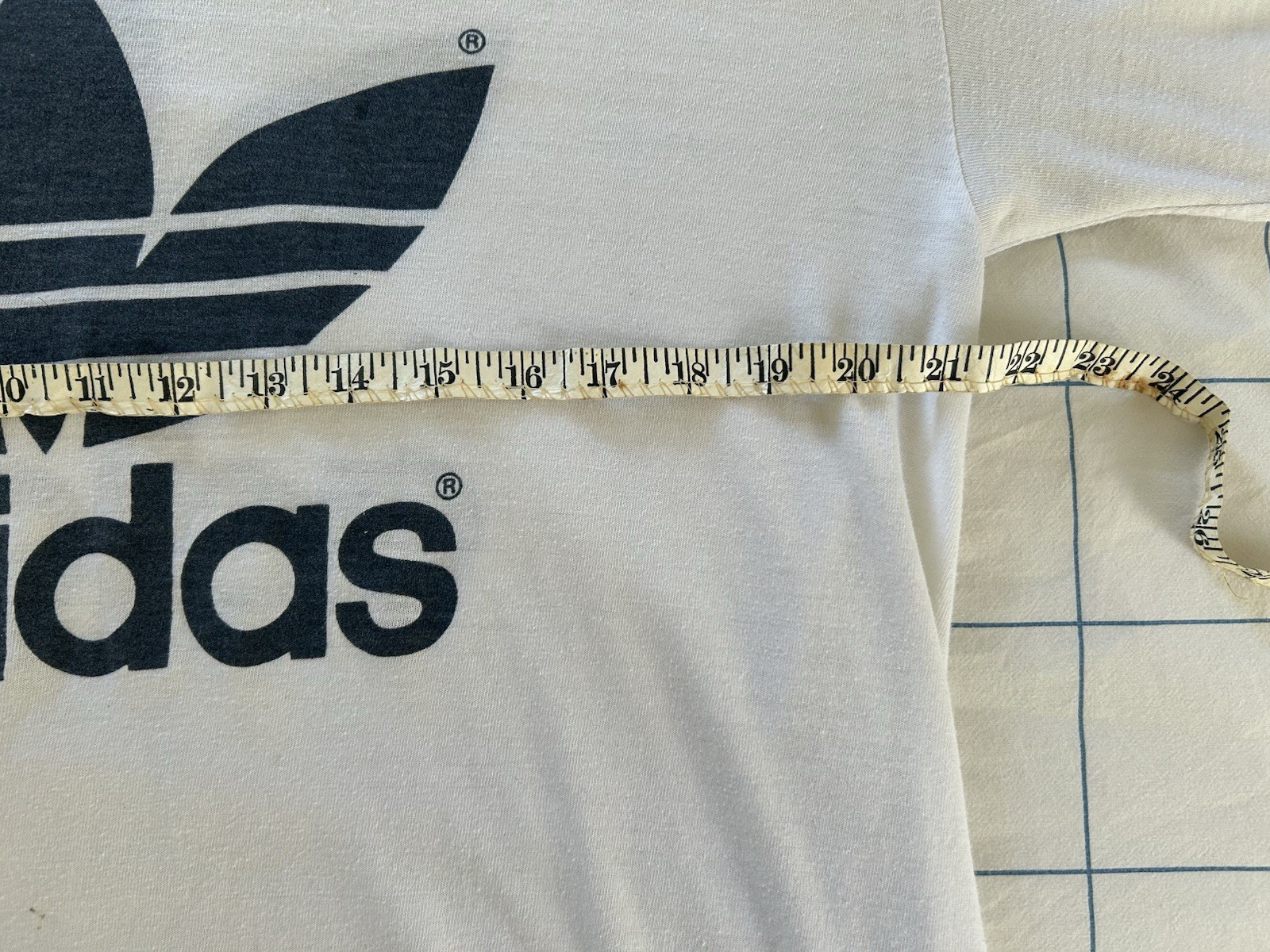 Vintage Adidas Tshirt 50/50 Poly Cotton