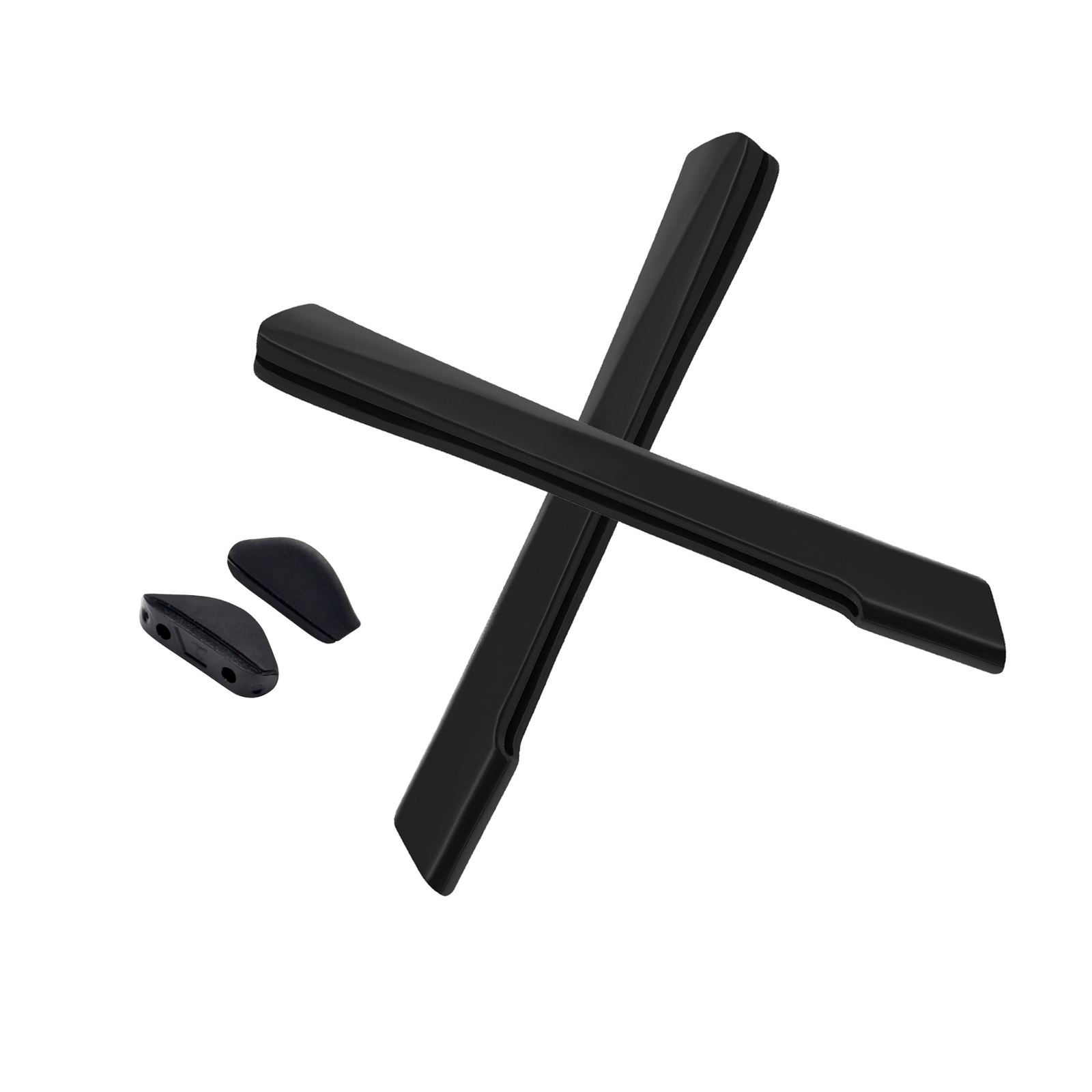 KEYTO Nosepads&Ear Socks Rubber KIT Replacements for-Oakley Badman OO6020/Madman