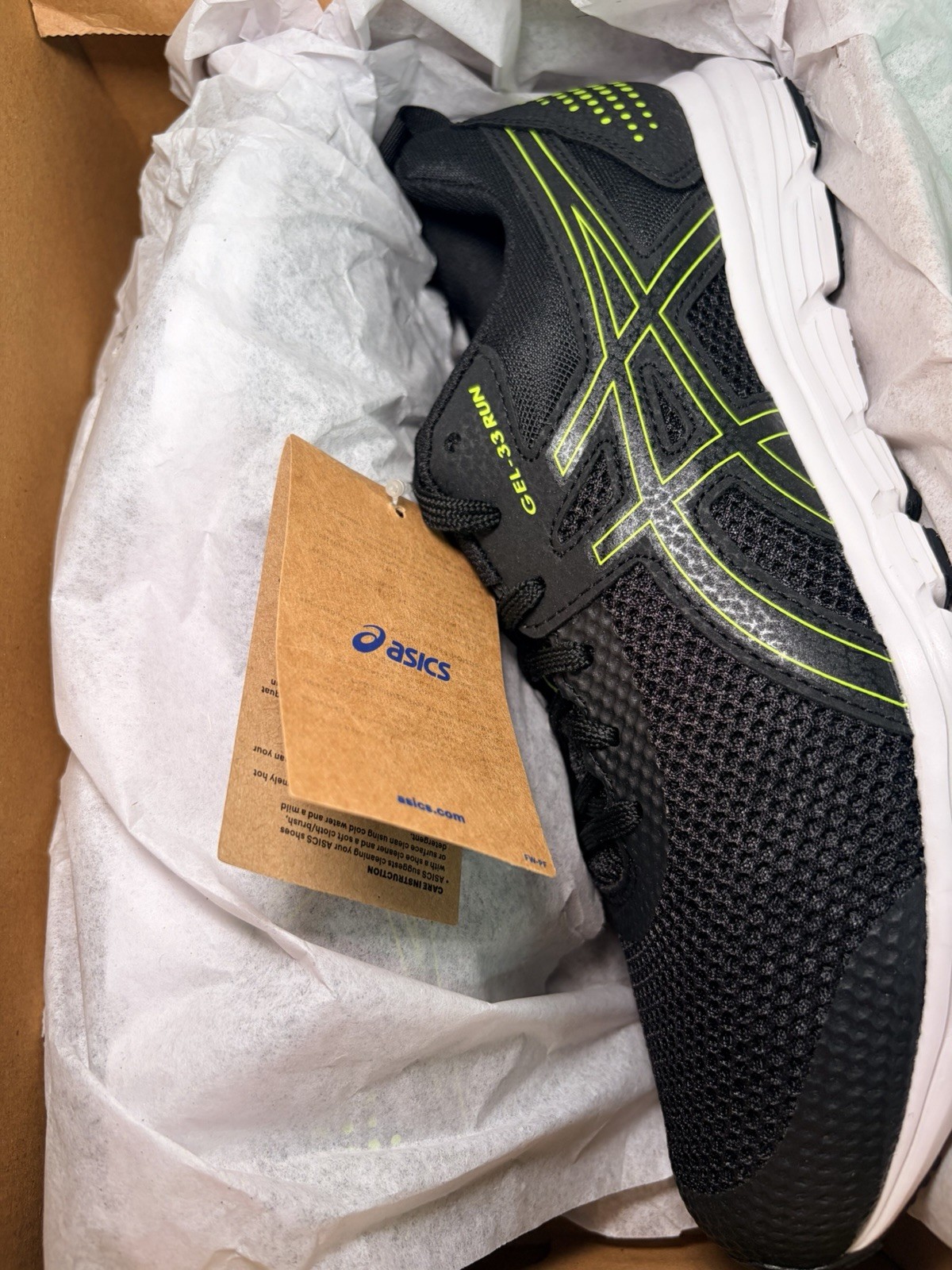 Size 9 – Asics Gel 33 Run Black New