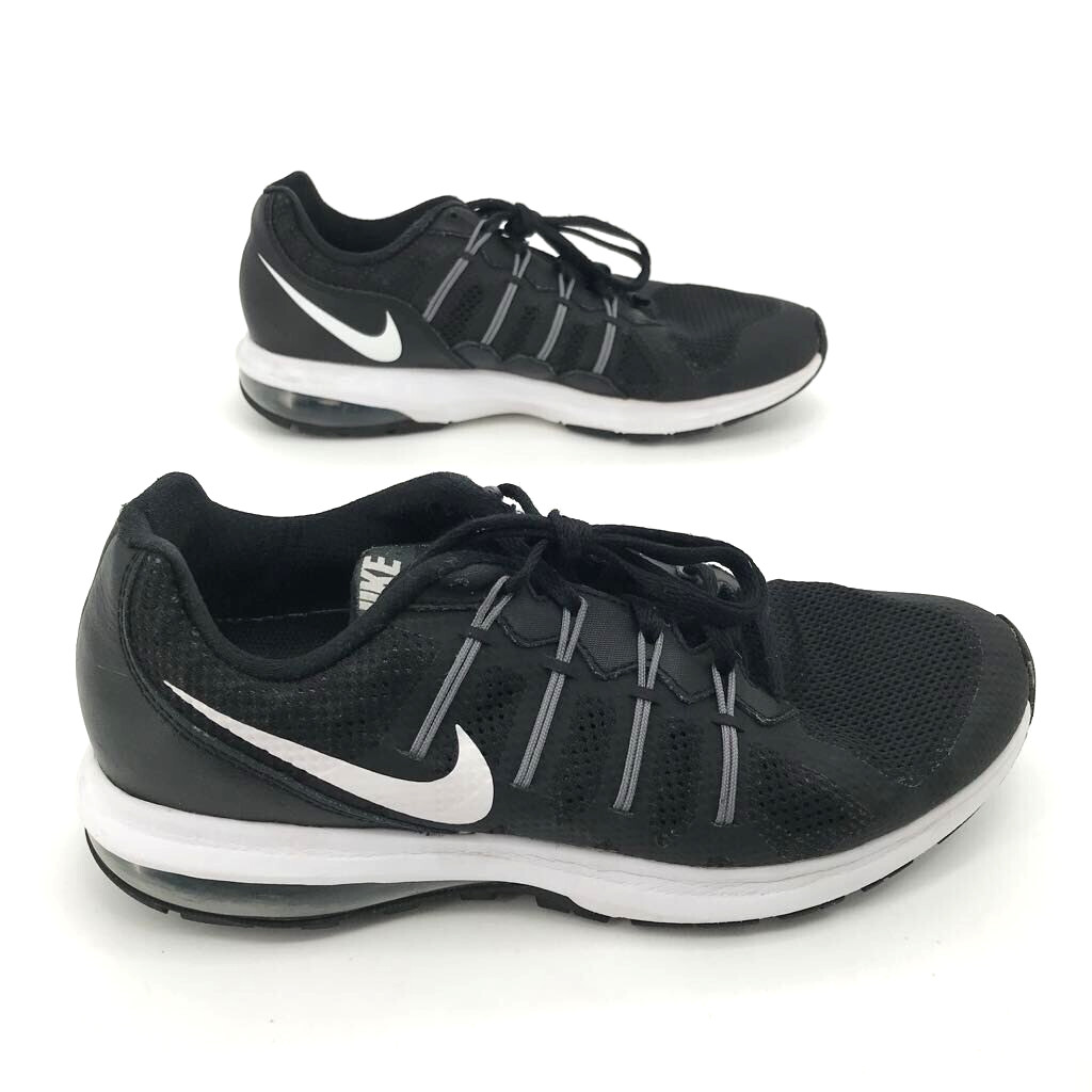 Nike Womens Air Max Dynasty Running Shoes Black White 816748-001 Lace Up Mesh 9M