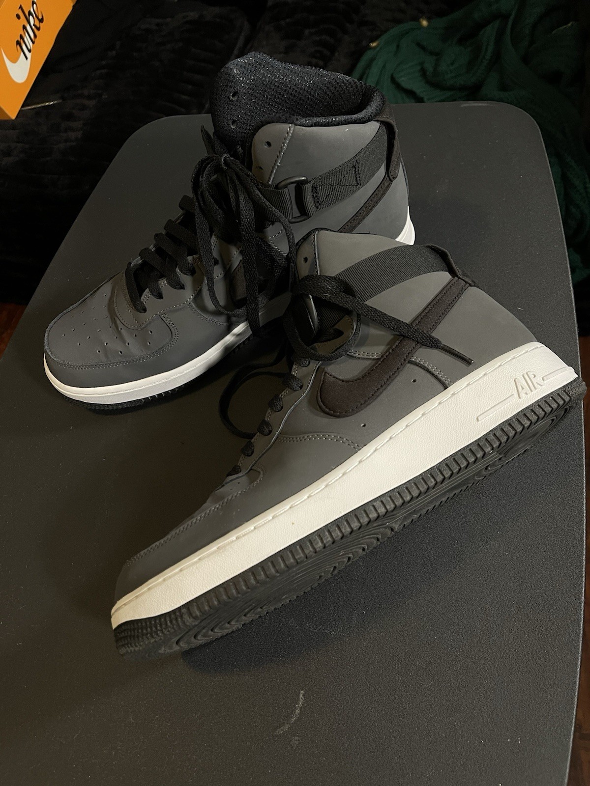 Nike Air Force 1 High “07 Strap Dark Grey” 10 Size Men’s