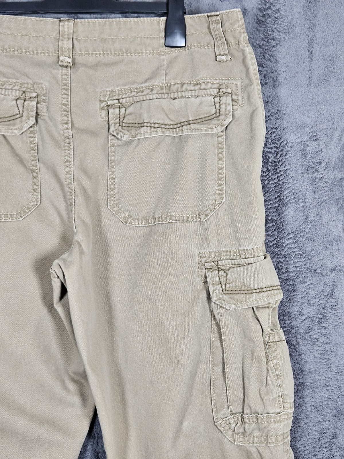 Unionbay Cargo Trousers Khaki/Brown Men’s Size W34 L34 Relaxed Workwear