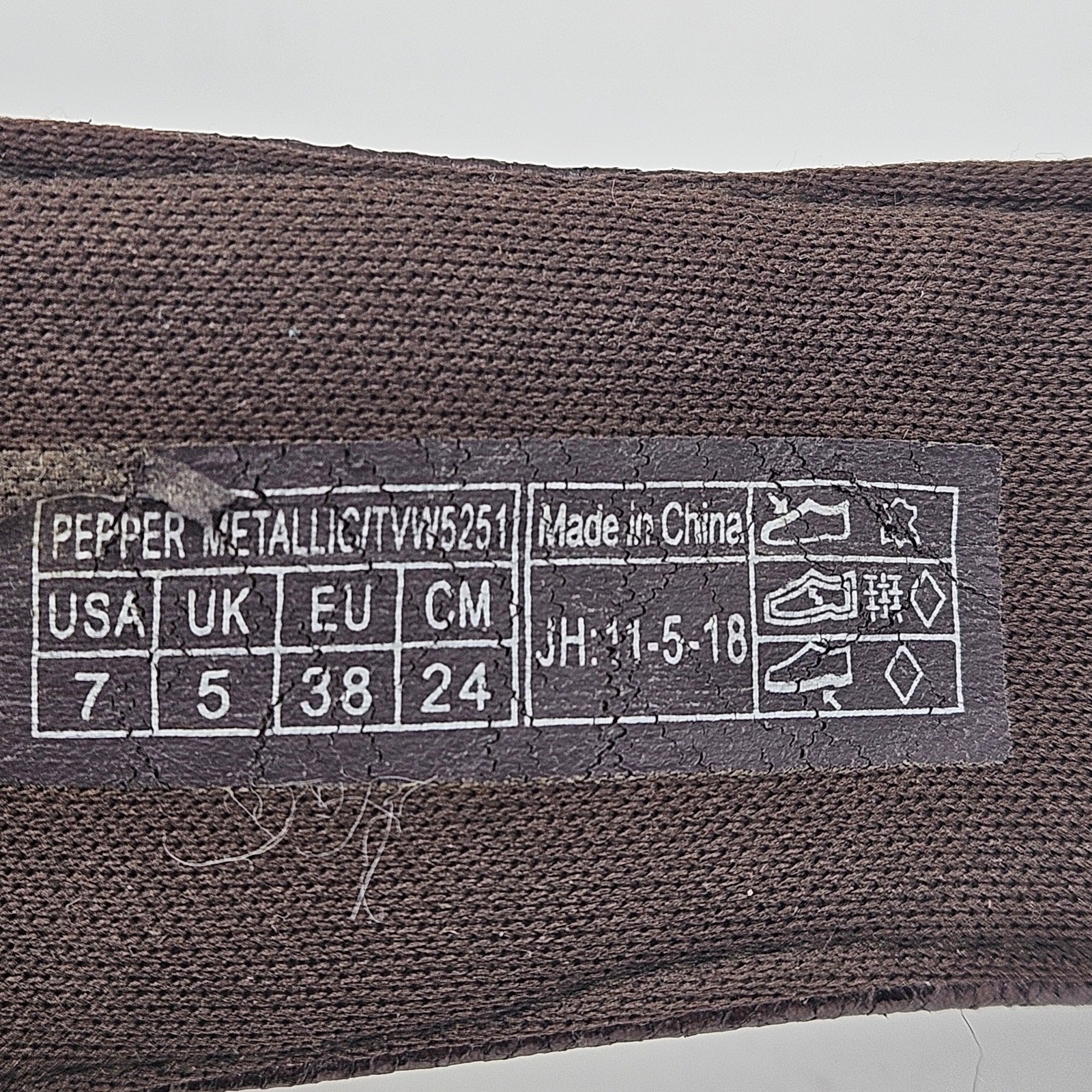 Vionic Womens 7 Pepper Metallic Wedge Sandals Cork Platform Orthotic Brown