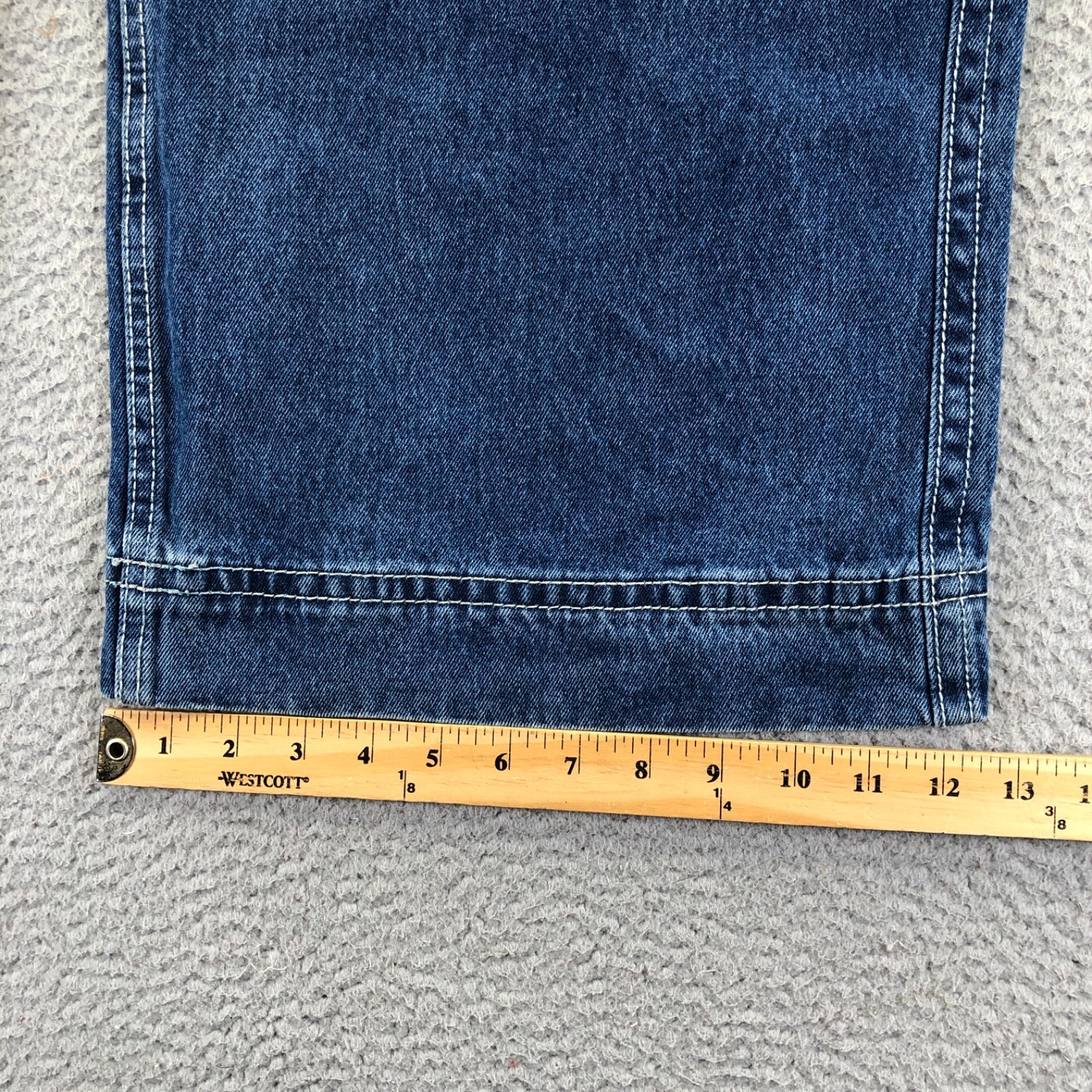 Alab Jeans Womens 4 28×32 Blue Baggy Wide Leg Embroidered Skater Y2K High Waist