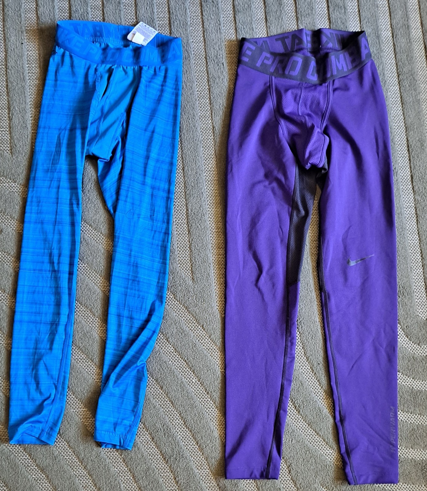 Nike Pro Combat Men’s Compression Pants Tights Size Small Two Pack