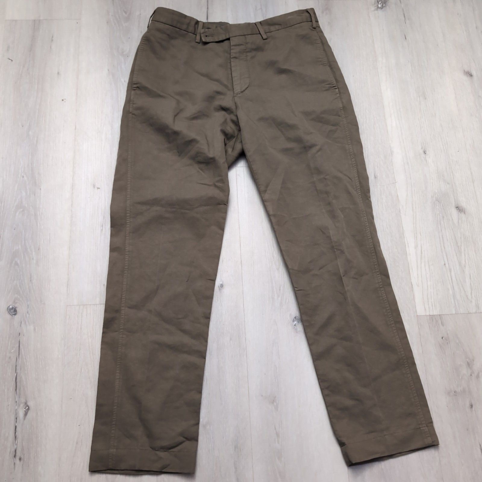 Sid Mashburn Pants Mens Tag Says 34 See Measurements In Pics Cotn/Linen Bld