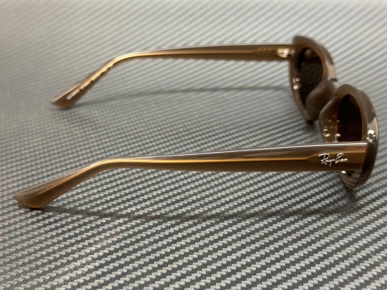 RAY BAN RB4441D 677973 Opal Brown Unisex 53 mm Sunglasses