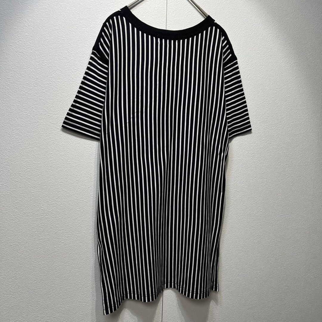 CULLNI Striped crew neck design short sleeve T-shirt 1