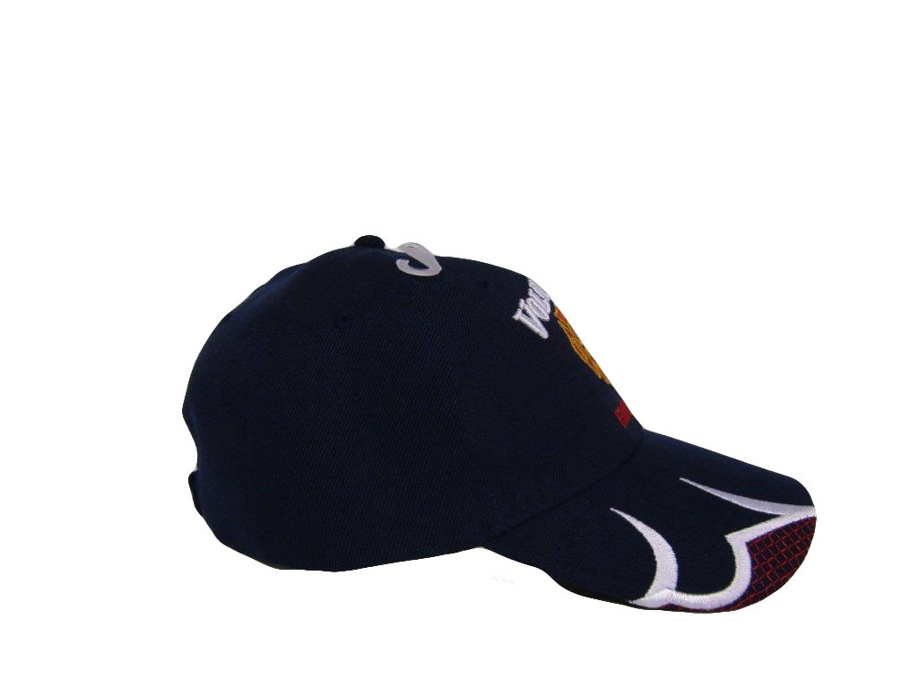 Dark Navy Blue Volunteer Firefighter Fire Fighter Baseball Cap Hat (RAM) C1001
