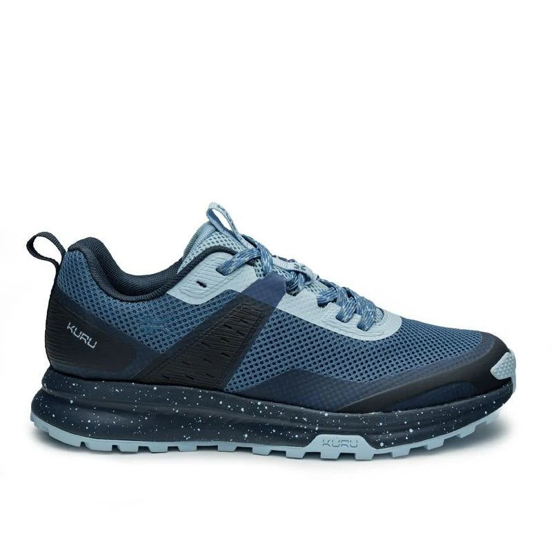 Women’s KURU ATOM Trail, Blue Fog/Midnight Blue, 9 Medium US