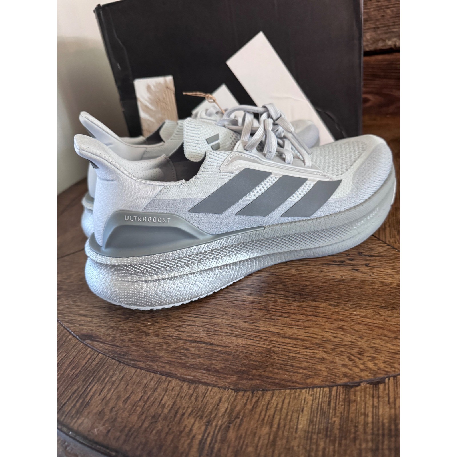 Adidas Ultraboost 5X Mens Running Shoes Grey Silver Metallic JQ9077 Size 9