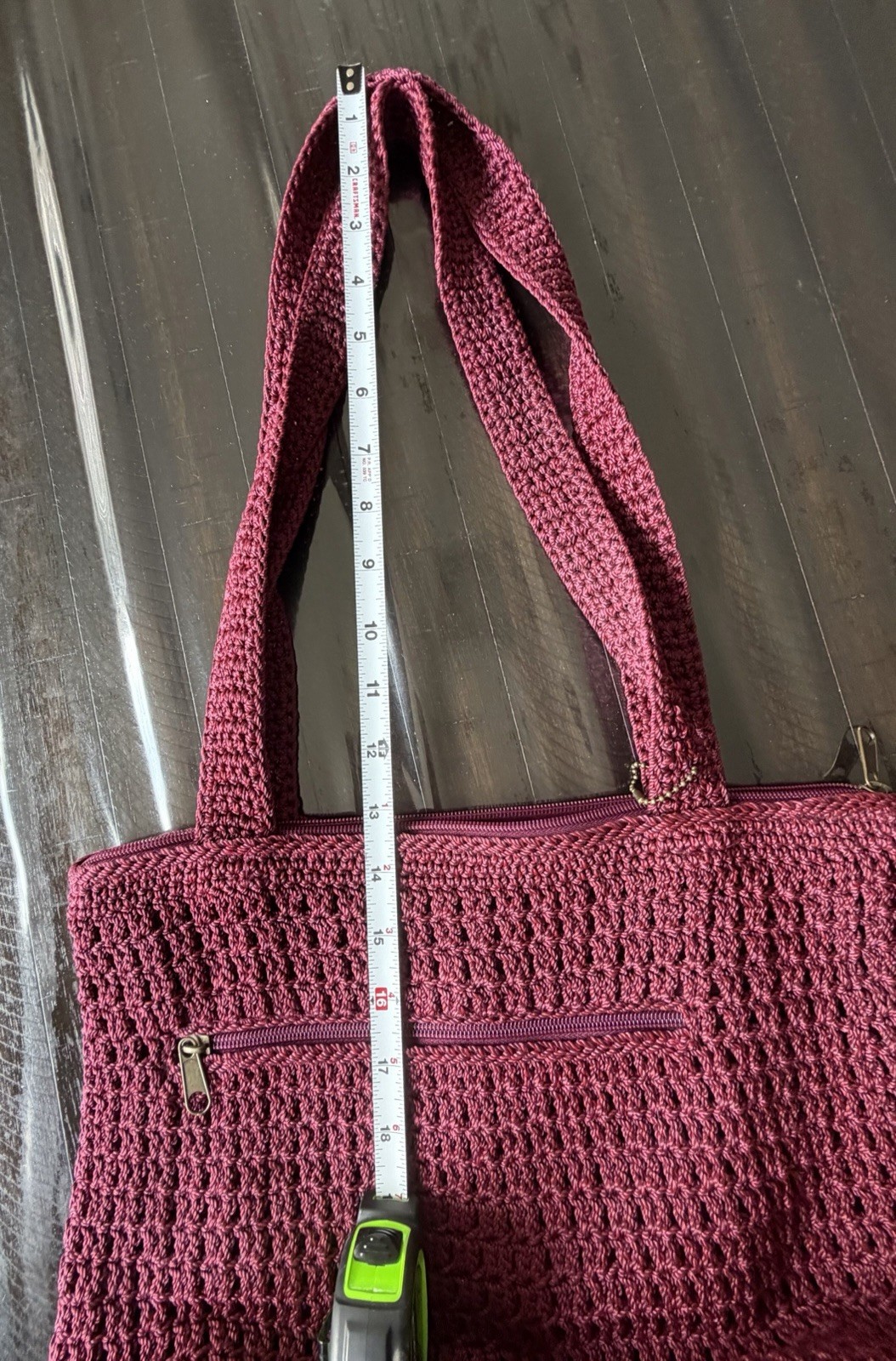 the SAK Crocheted Patterned Medium Shoulder Bag