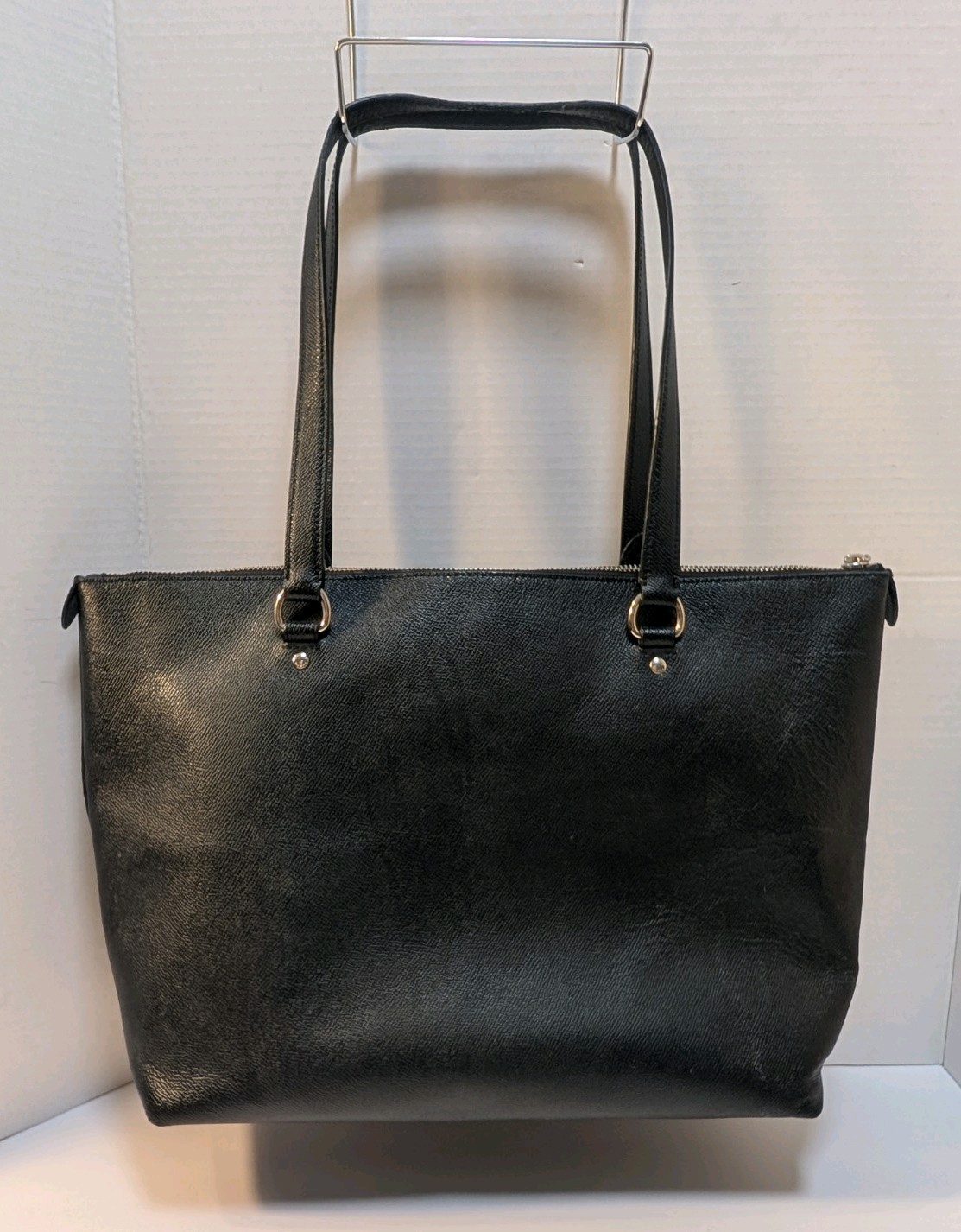 Coach F79608 Leather Gallery Shoulder Tote Purse – Black READ