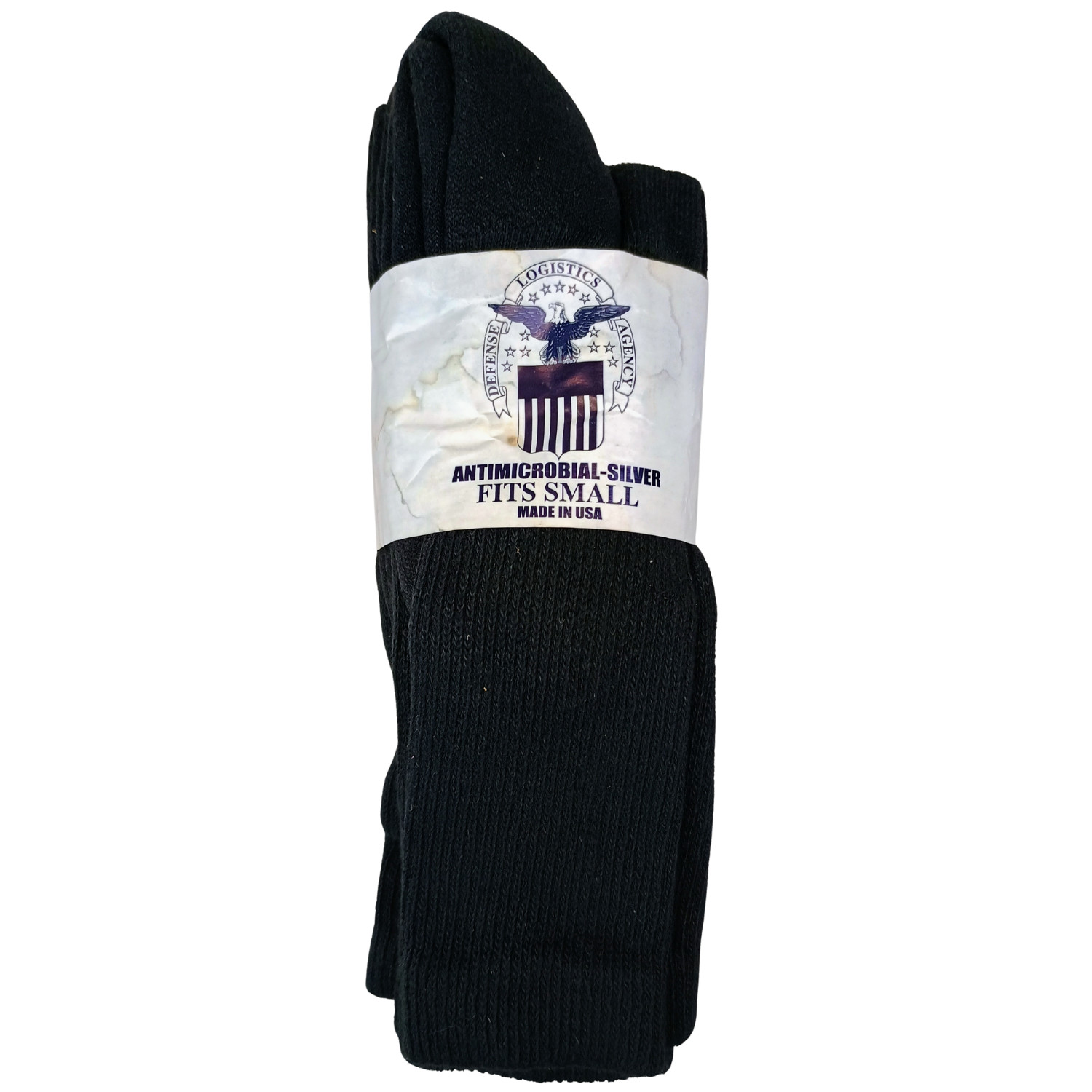 New 3 Pack Black Defense Logistics Agency Heavyweight Boot Socks *mocinc.1982*