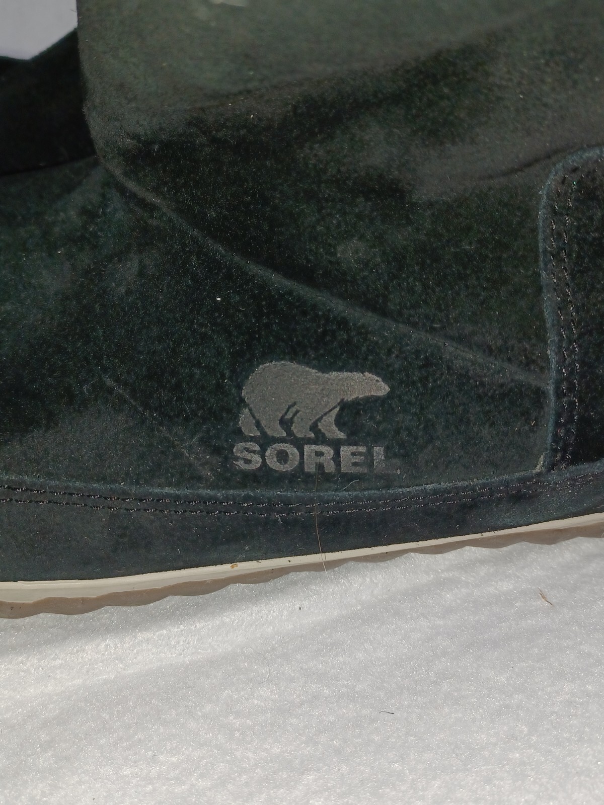 Sorel Women Boots Black Out and About Bootie Fur 11.0 NL-3073-011 Size 7