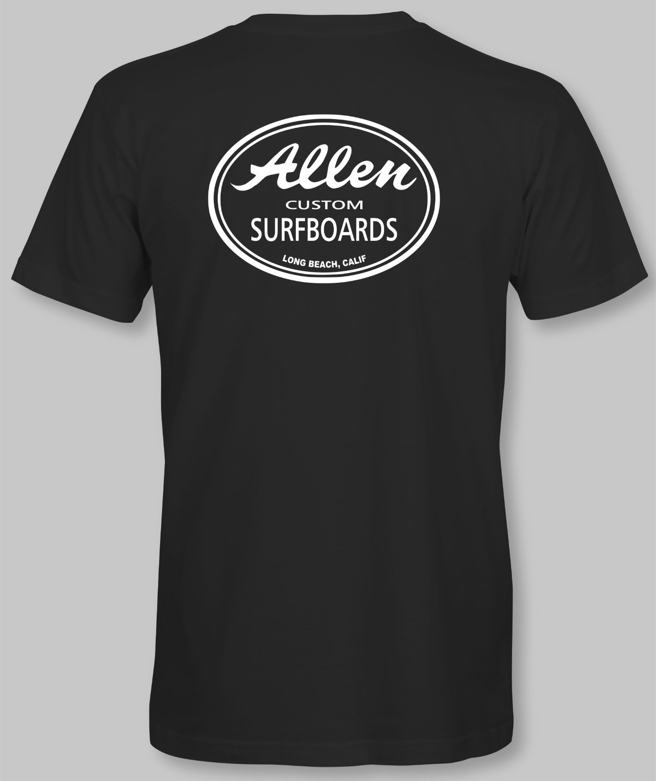 Allen Surfboards Retro T-Shirt surf surfing california long beach