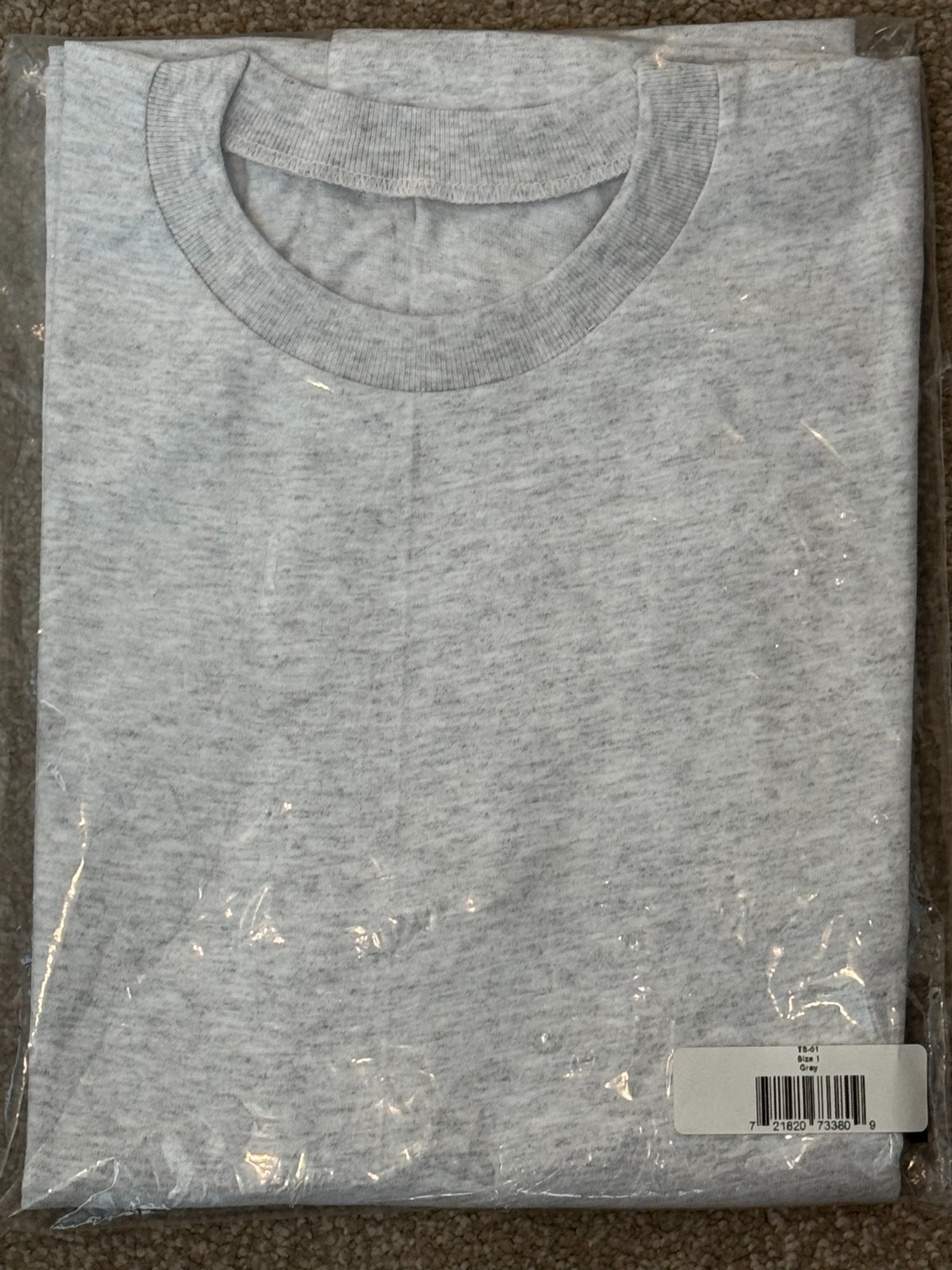 YEEZY TS-01 Boxy Fit Tee Shirt yzy gray sz 1 – IN HAND