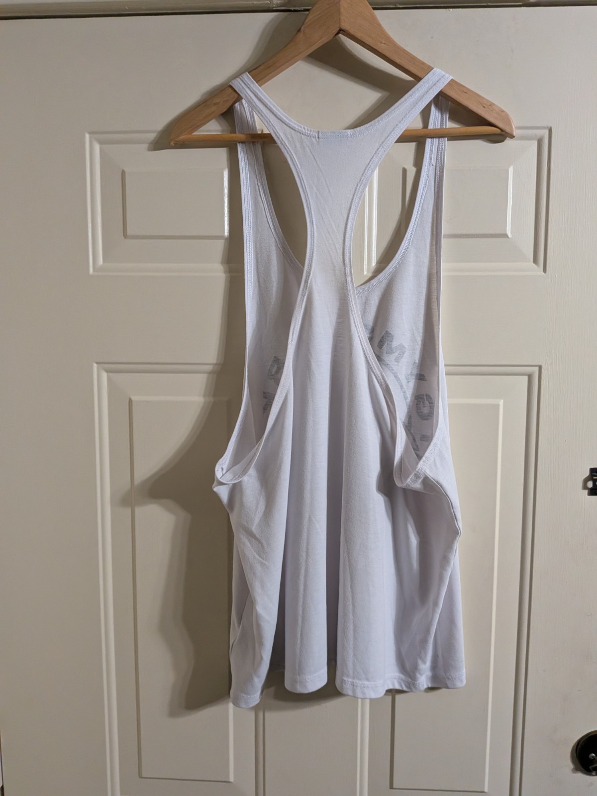 Gymshark Lifting Club White And Black RARE Legacy Stringer Men’s Size Large