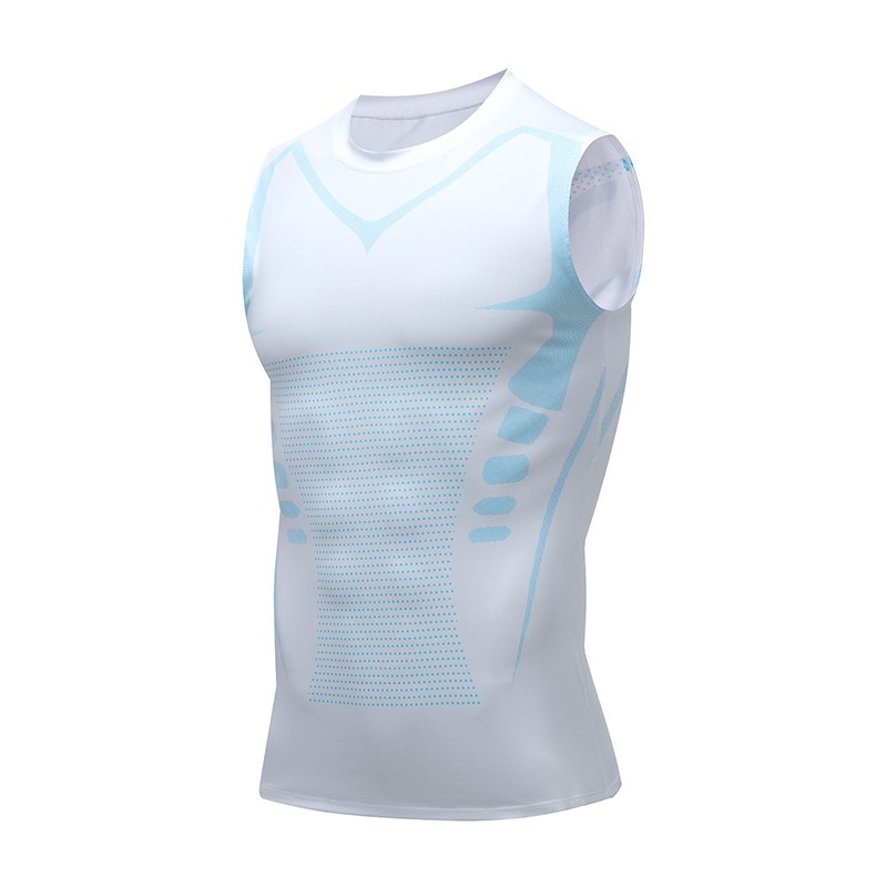 Men Athletic Compression Shirt Workout Shaper Tank Top Base Layer Sport Gym Vest