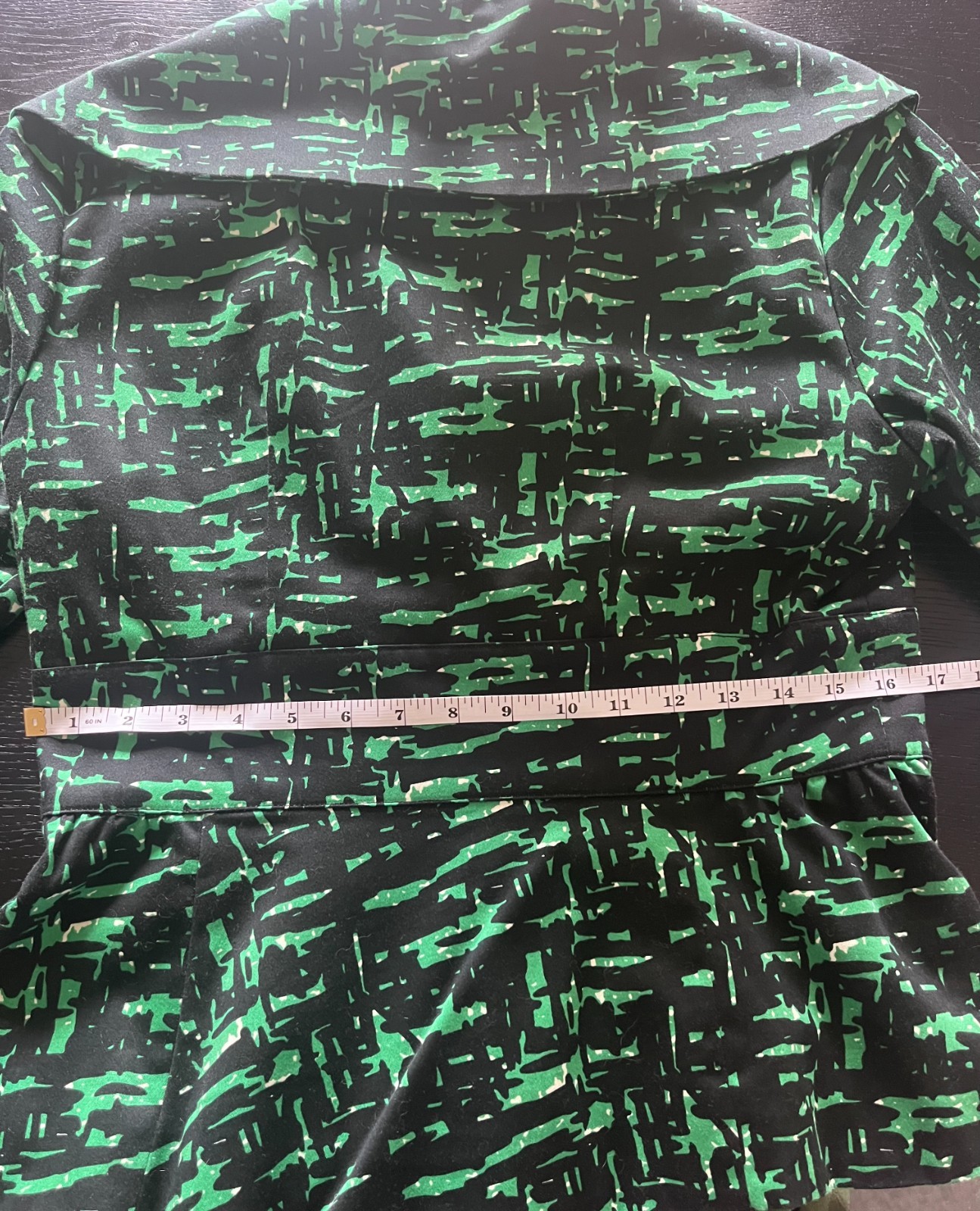 Trashy Diva Courtney Jacket (14) in RARE green geo print