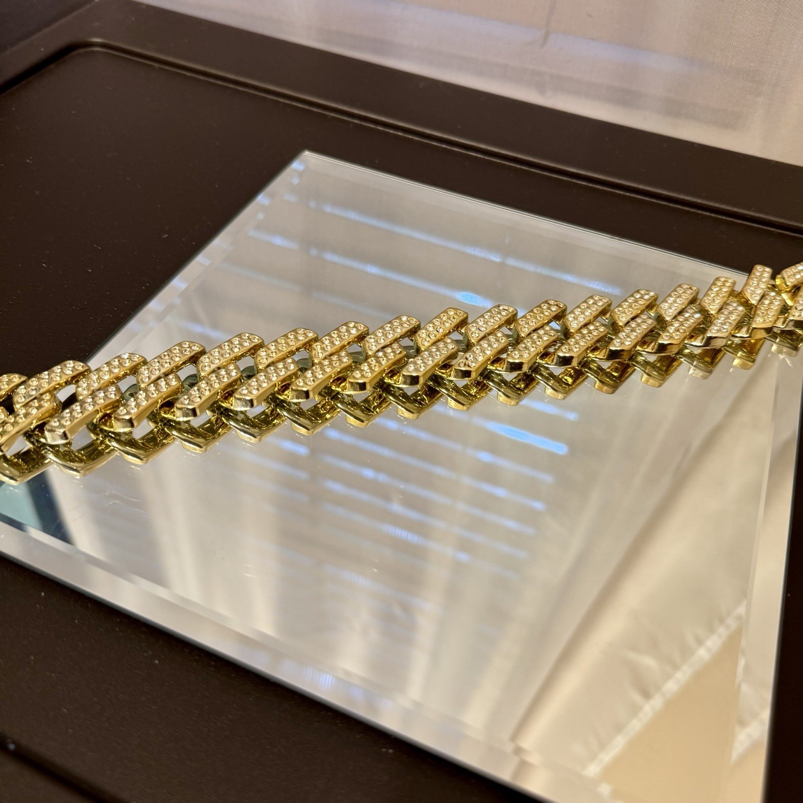 Gold Cuban Link Handbag Chain Brand New