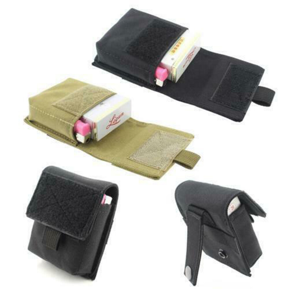 Tactical Mini Belt Pouch Multi-Purpose Small Battery Case Compact Storage Pack