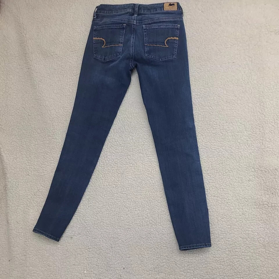 American Eagle Outfitters Jeans Womens 4 Blue Jegging Super Stretch X4 27×29