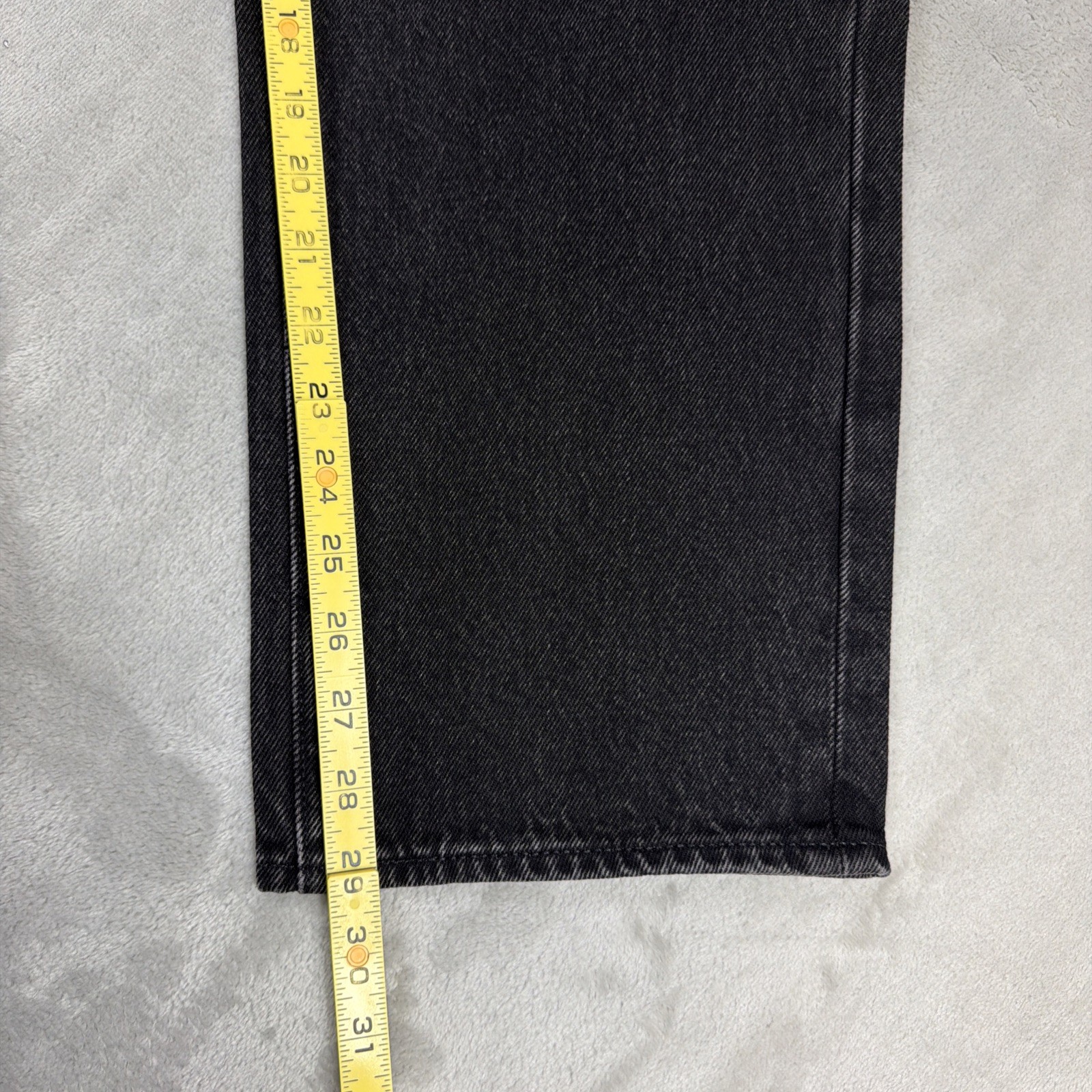 Levi’s 568 Premium Jeans Men’s Size 29×30 Loose Straight Black Denim Cotton