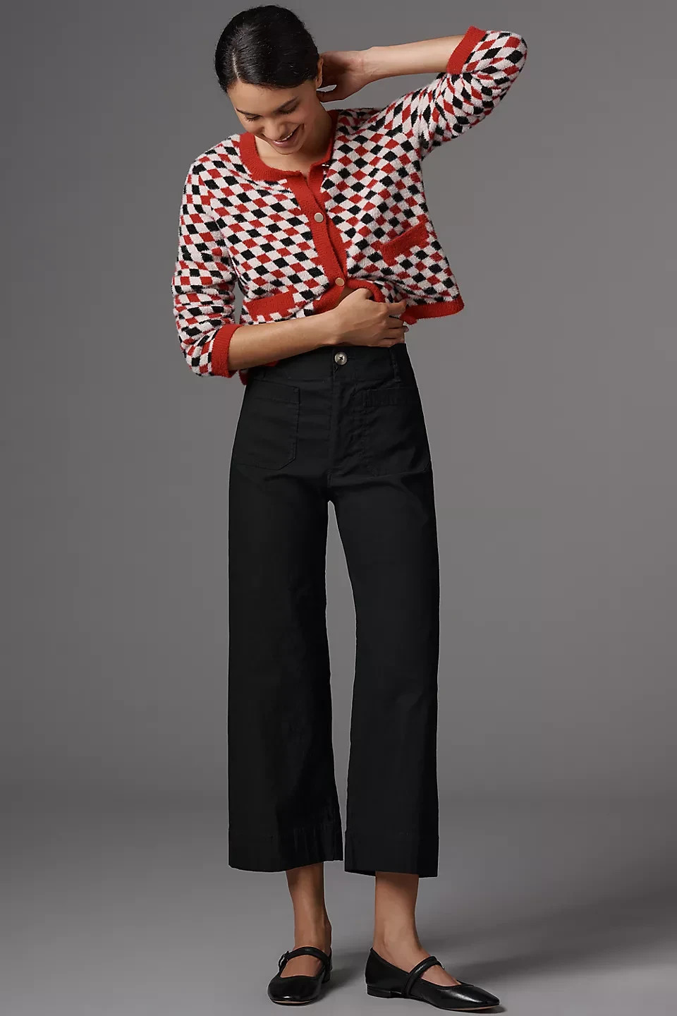 Anthropologie – Colette Magic Fabric Crop Wide-Leg Pants by Maeve