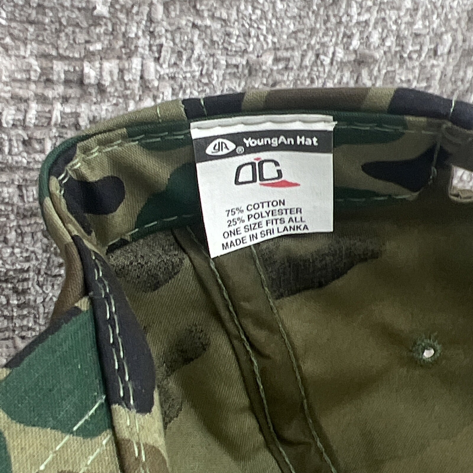 Steve’s Tire Cooper Tires Rope Hat Cap Snapback Camo Vintage Hat