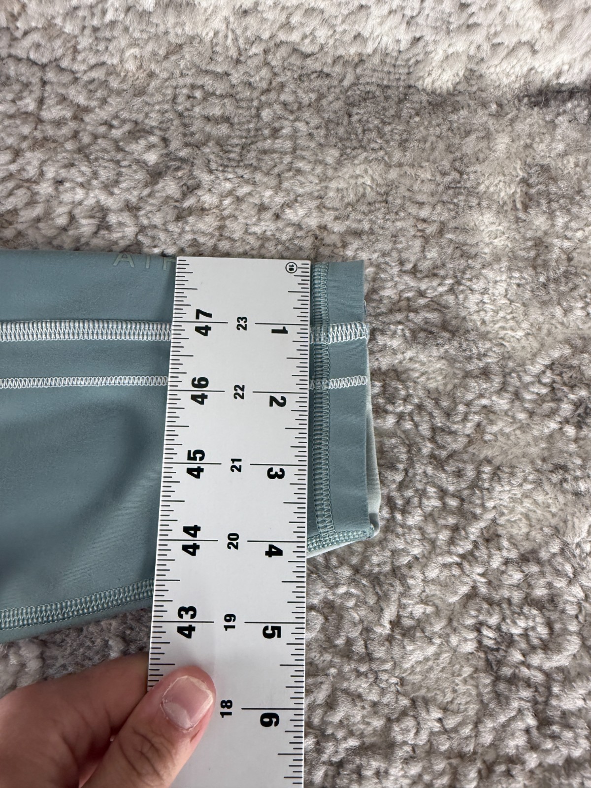Athleta Size S Rainier Evolve Cropped Capri Leggings Athleisure Blue Gray Casual