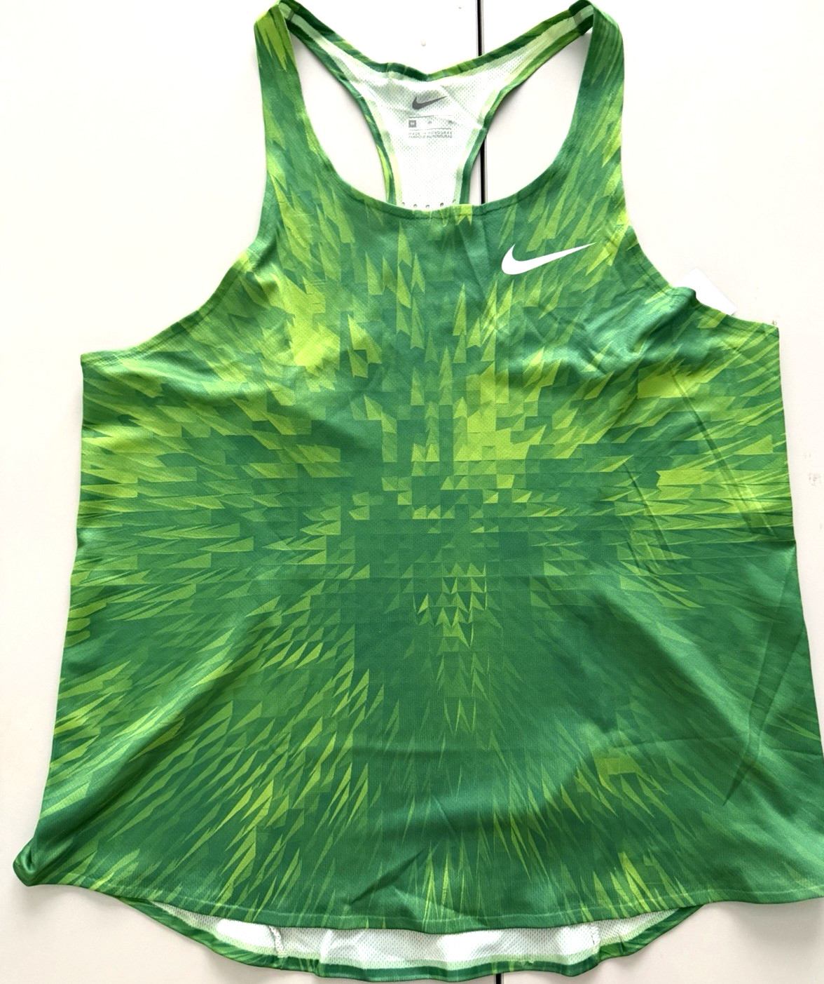 Nike Digital Race Day Elite Running Singlet Track Women’s Green 835974-377 MEDIU