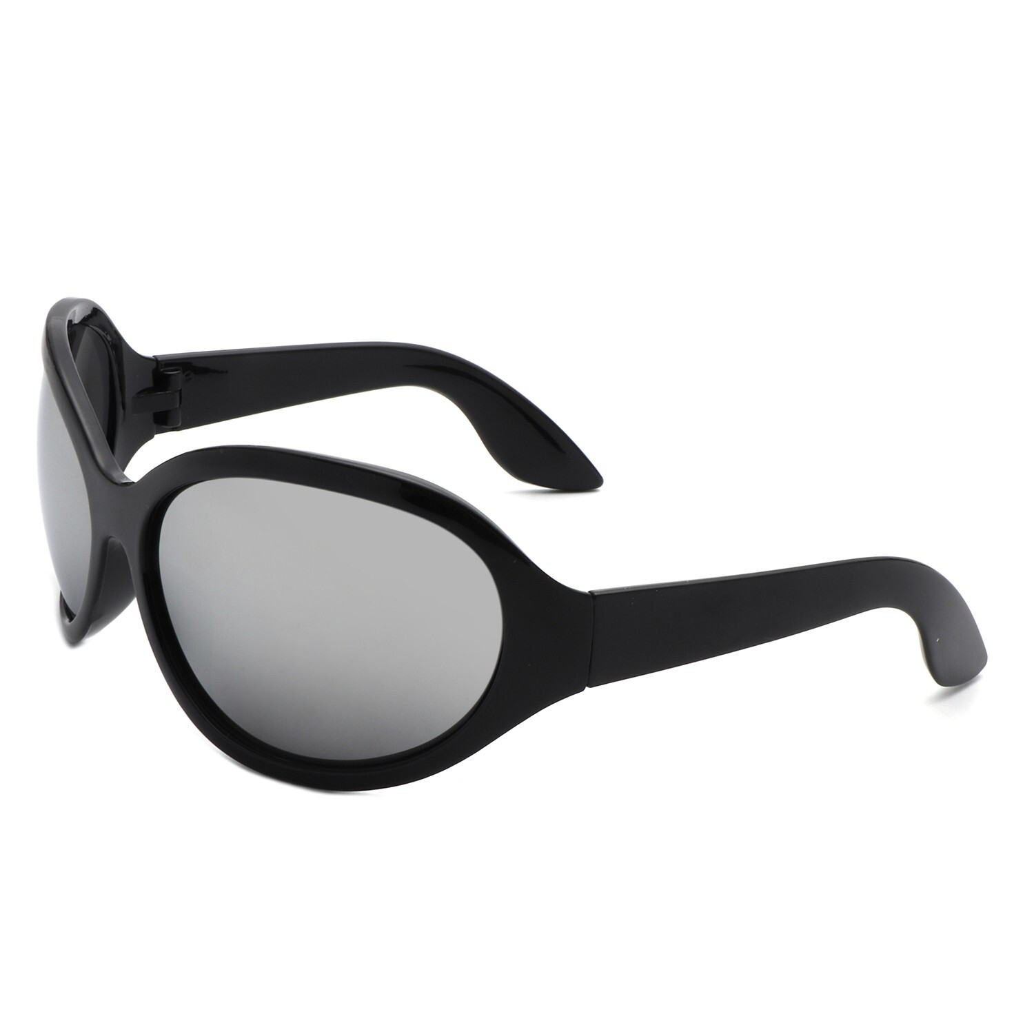 Oversized Round Women’s Sunglasses – Fashion Curved Large UV Protection Eyewear