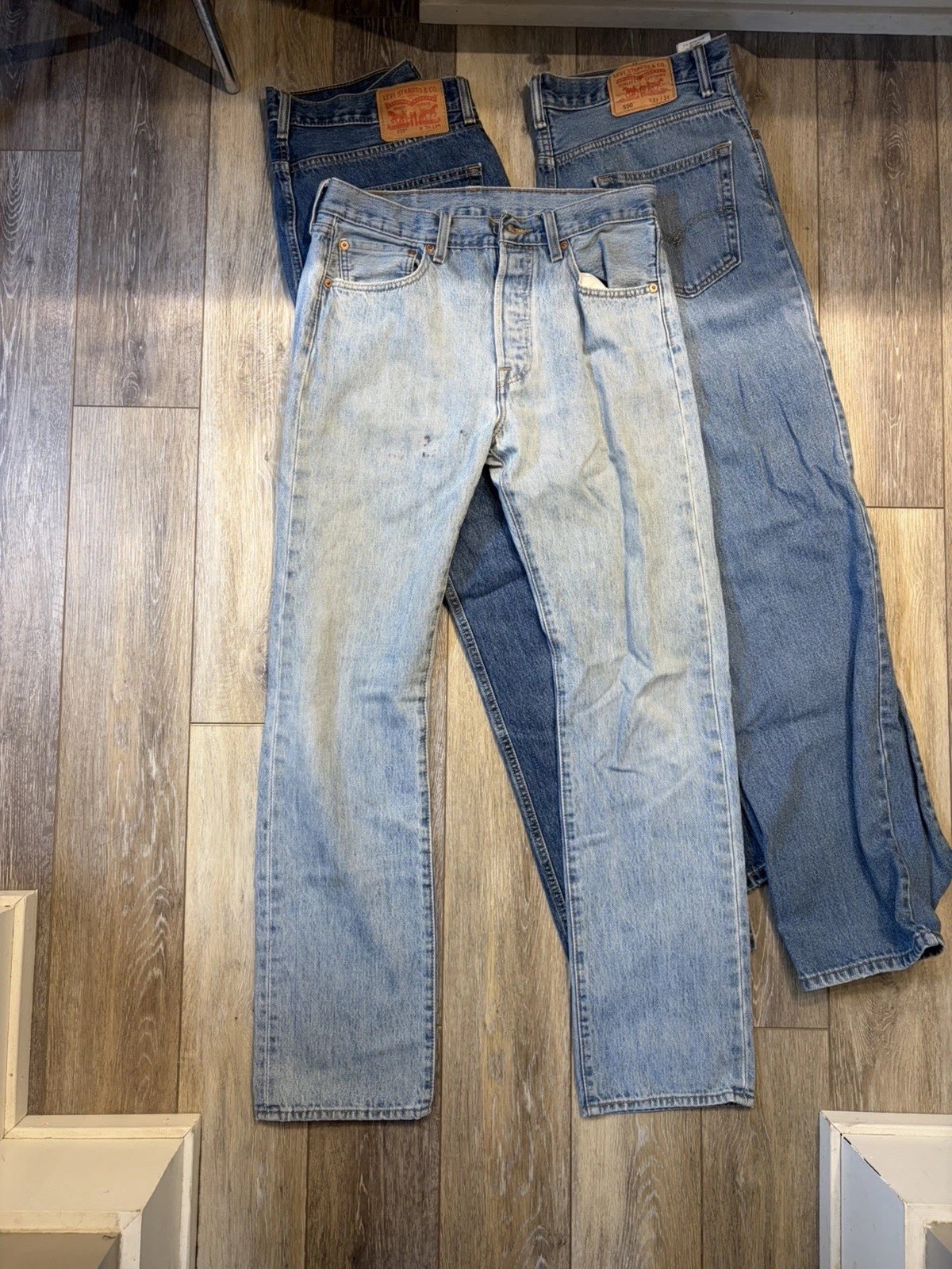 Levi’s 501 Men’s Original Fit Jeans – Blue 31×34 TAGGED 32×34