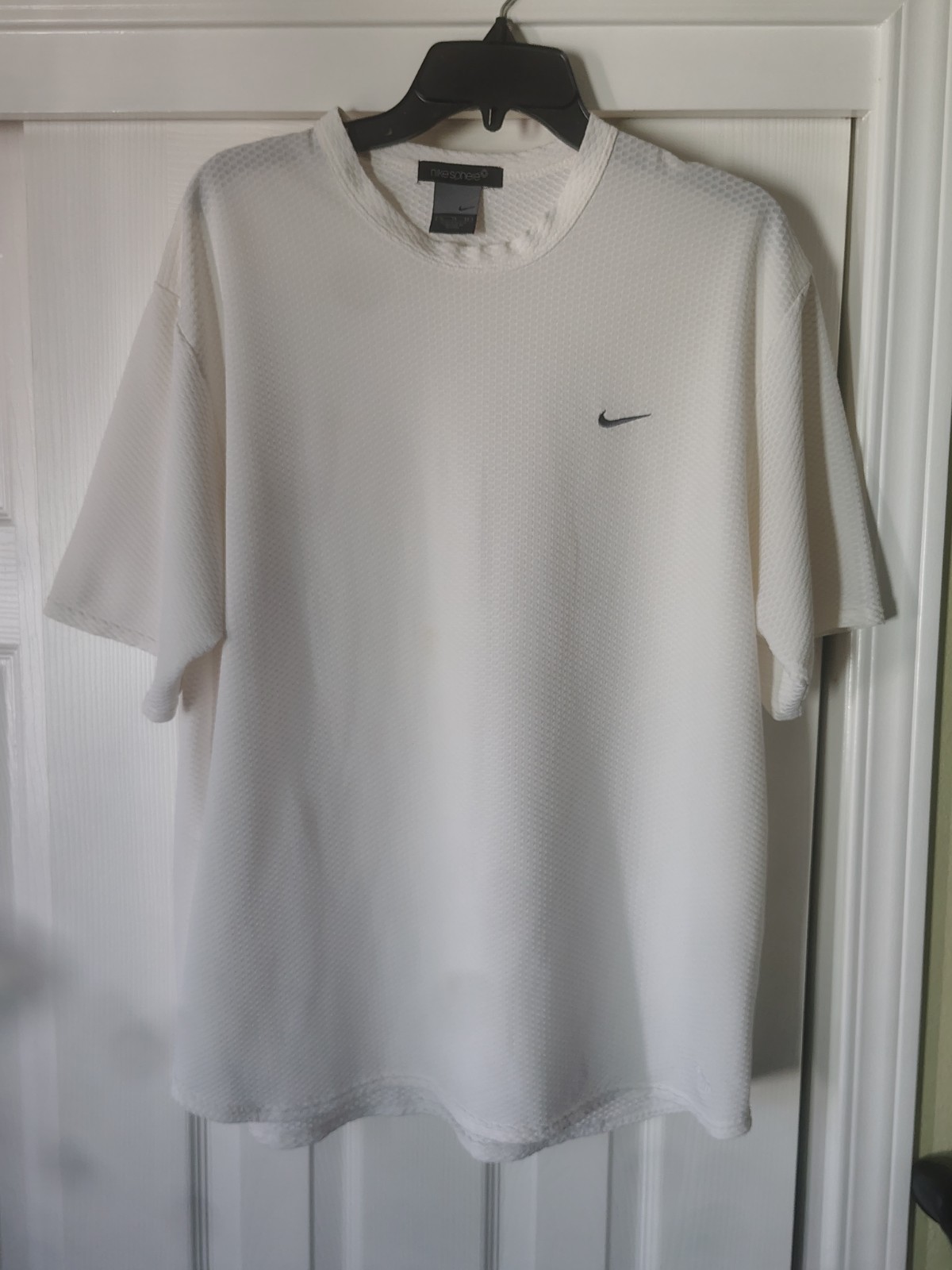 Vintage 2000s Nike Sphere Men’s White Mesh Breathable Shirt