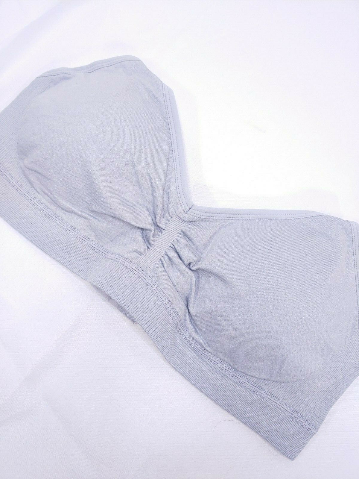 Arabella Women’s Seamless Padded Everyday Bra Ash Grey Size XL