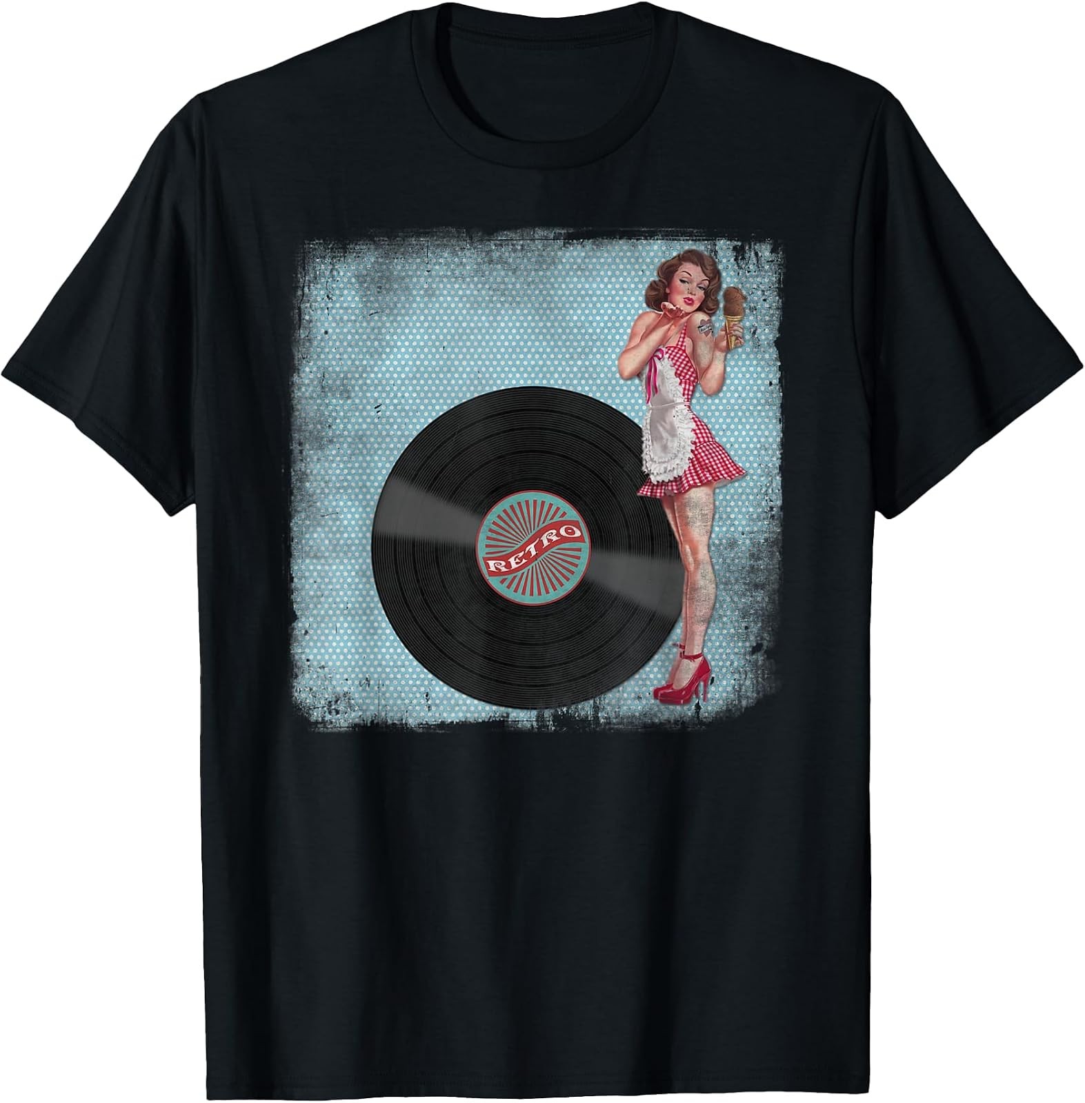 Retro 50s Style Vintage USA T-Shirt