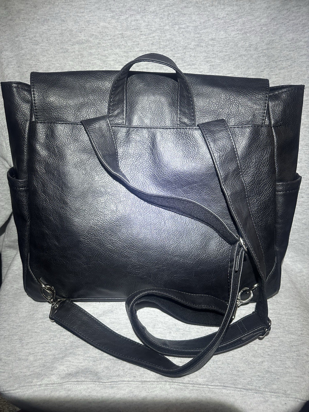 Thirty-One, Black Monogram Backpack, Magnetic Closure