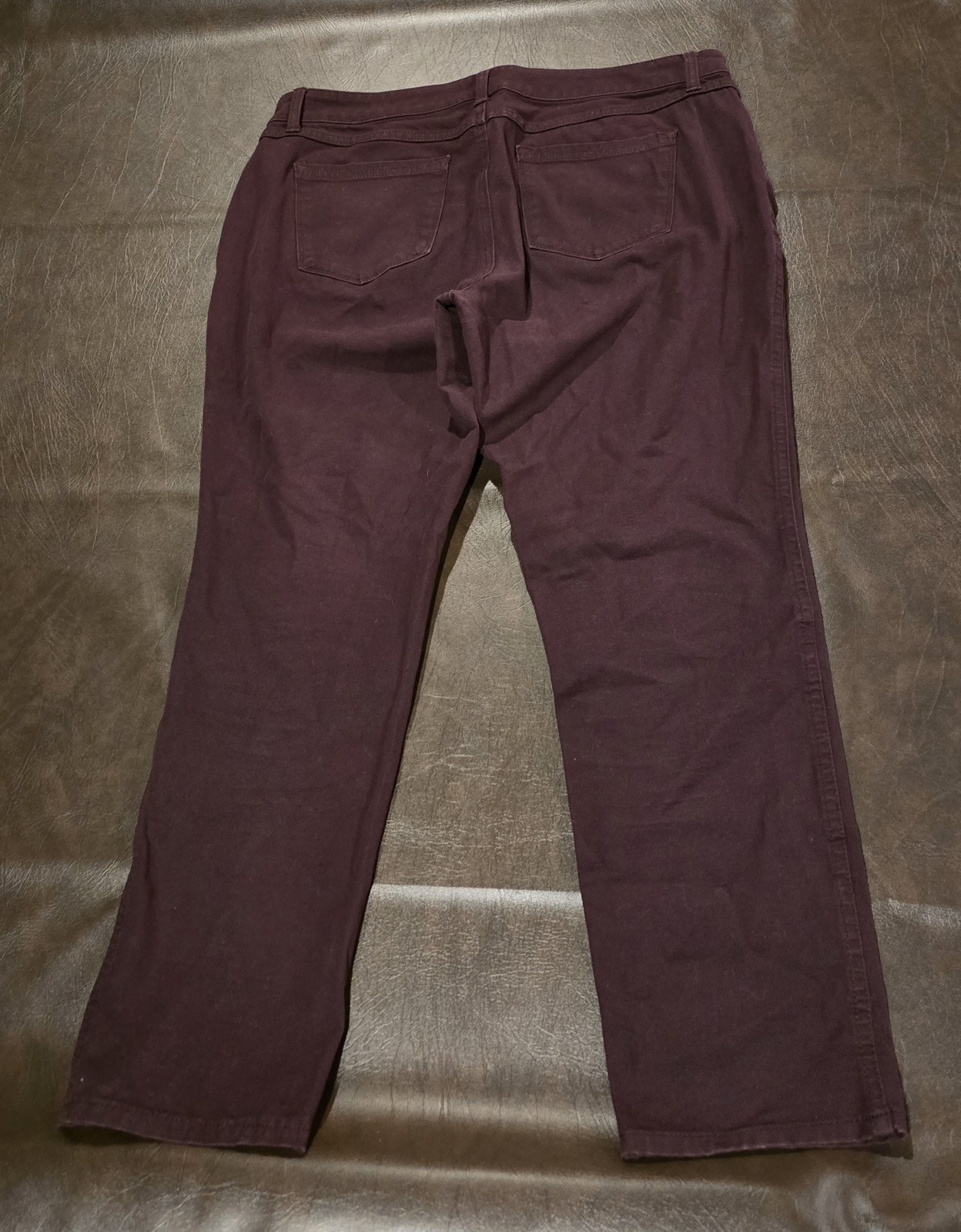 Croft & Barrow Plum Straight Leg Jeans Size 14