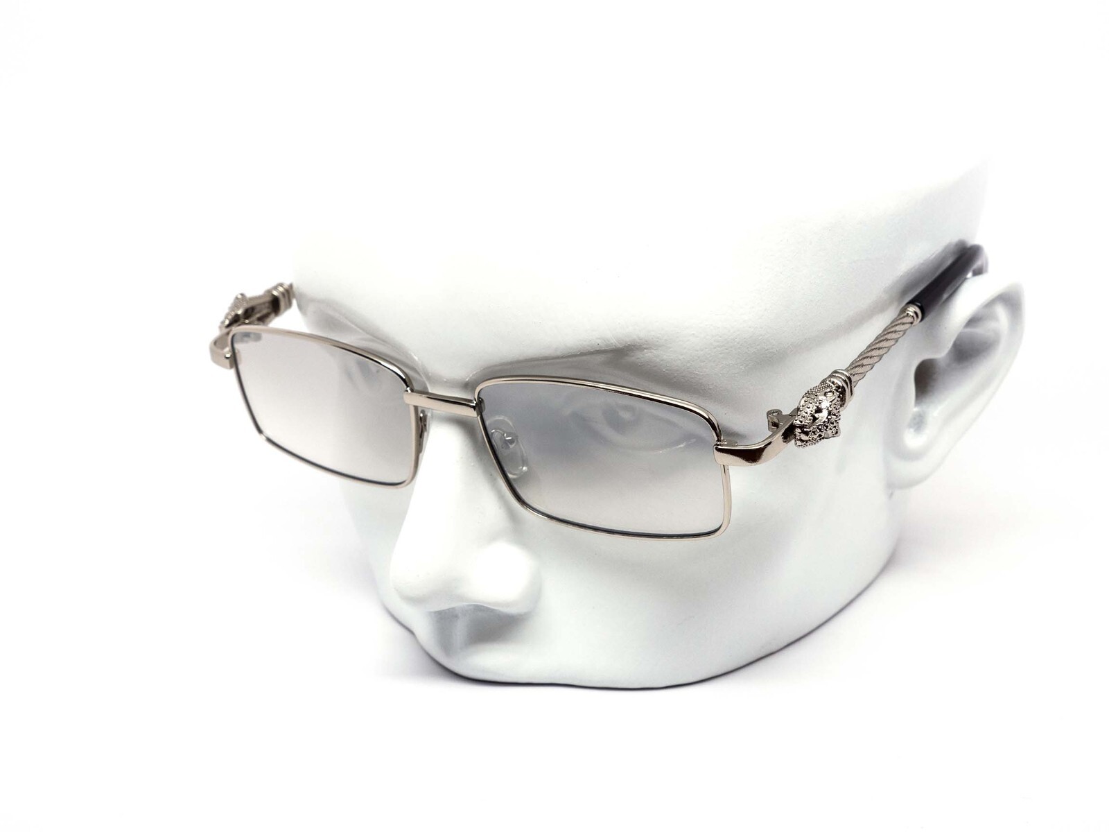 Mens Sunglasses Hip Hop Quavo Migos SQUARE Frame Clear Lens Gold Sophisticated
