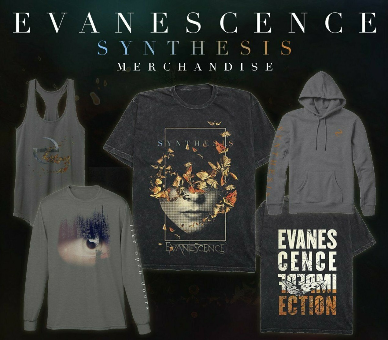 EVANESCENCE Synthesis ladies TANK NEW! OFFICIAL MERCHAN , SEE SIZE IN STOCK!!!