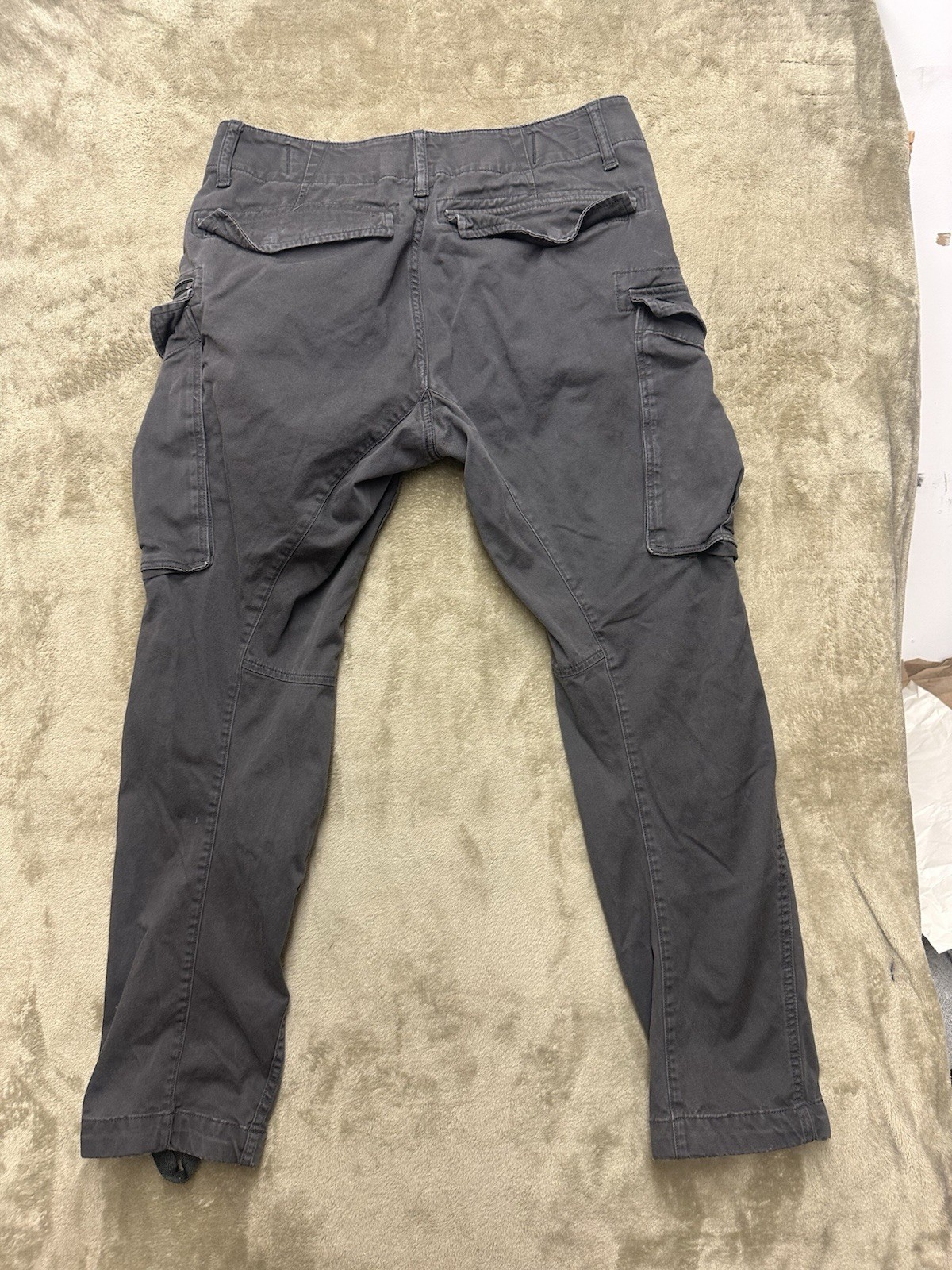 G-Star Raw Rovic Zip 3D Regular Tapered Pants d02190-5126-976 black Mens Sz31x30