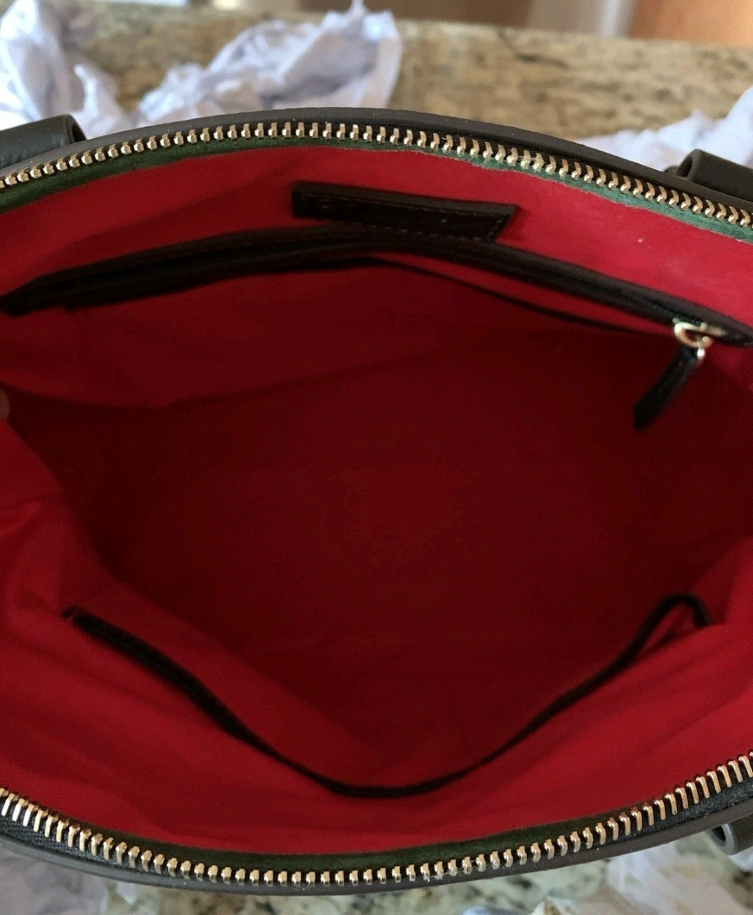DOONEY & BOURKE Florentine Domed Buckle Satchel Black Tassel Bottom Studs