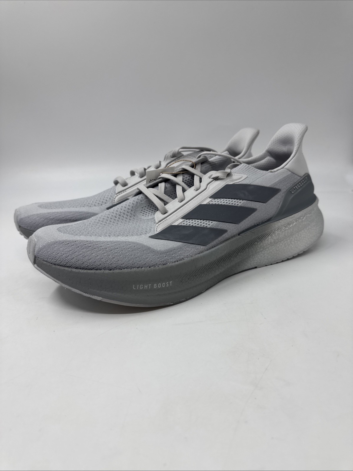 Adidas Ultraboost 5X Grey Halo Silver Running Shoes JQ9077 Men’s Size 17