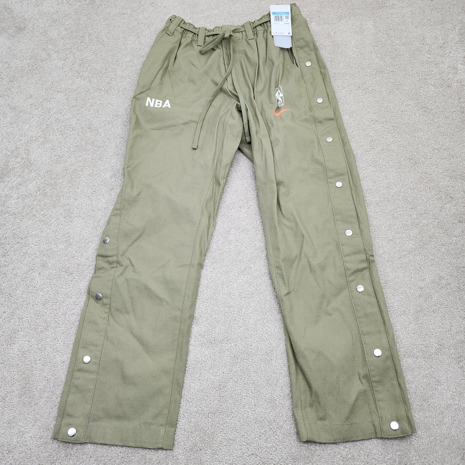 Nike Men Medium Team 31 NBA Pants Neutral Olive FQ3600-276