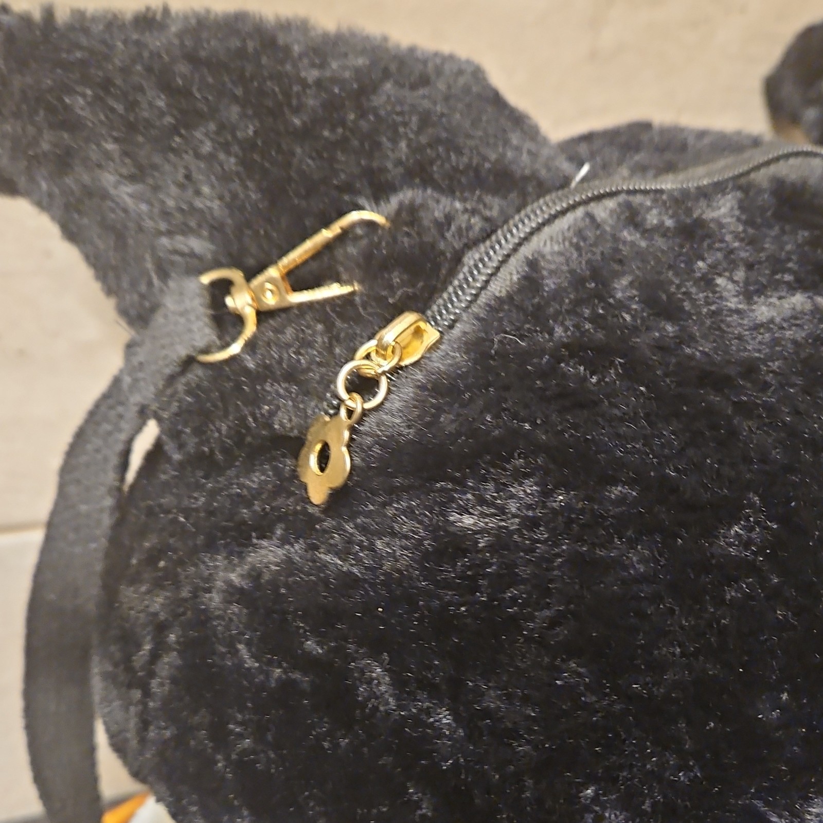 Plush Backpack – Soft Faux Fur Mini Backpack with Adjustable Strap