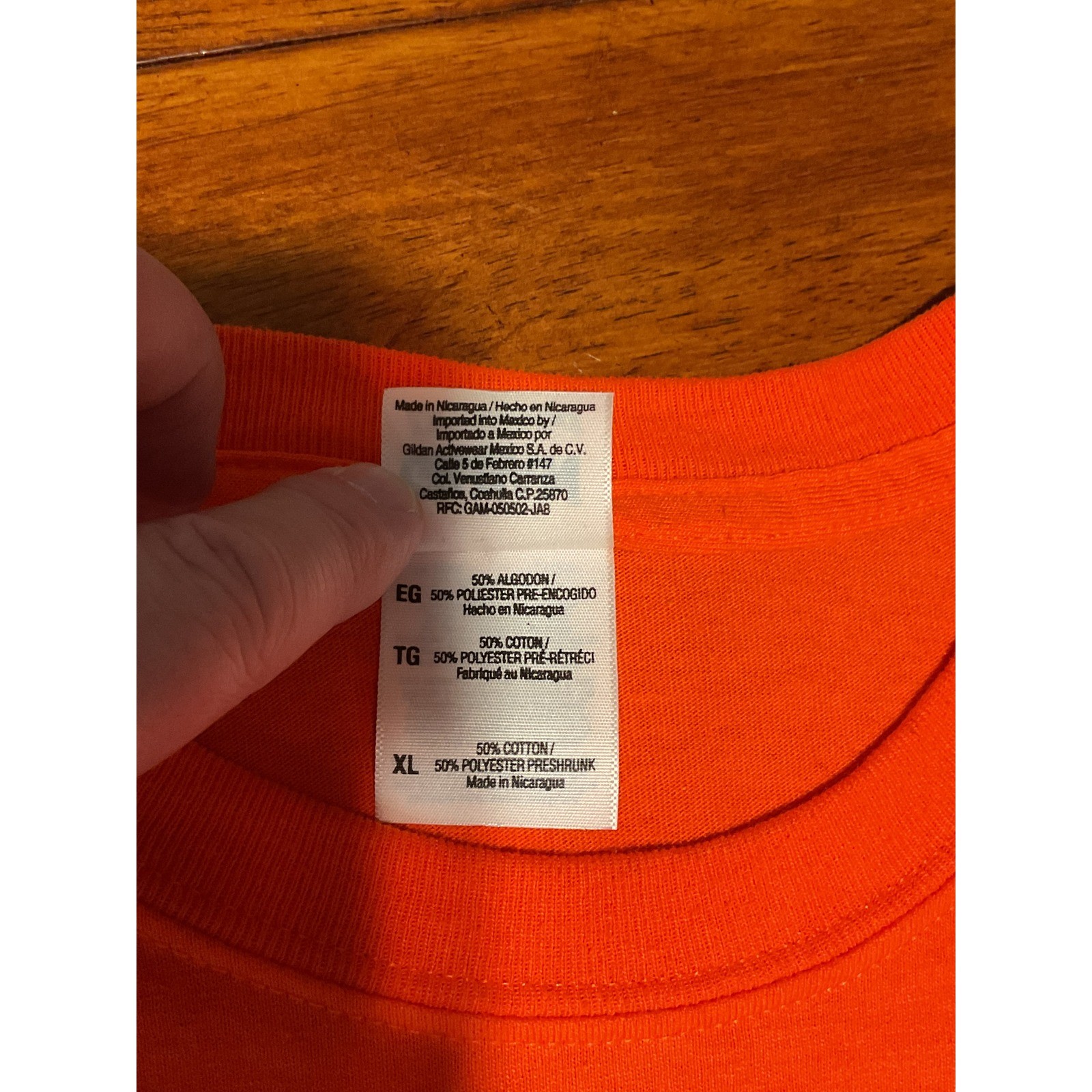 Gildan DryBlend Orange Nite Crawlers Worms Nebraska Graphic T Shirt Mens XL