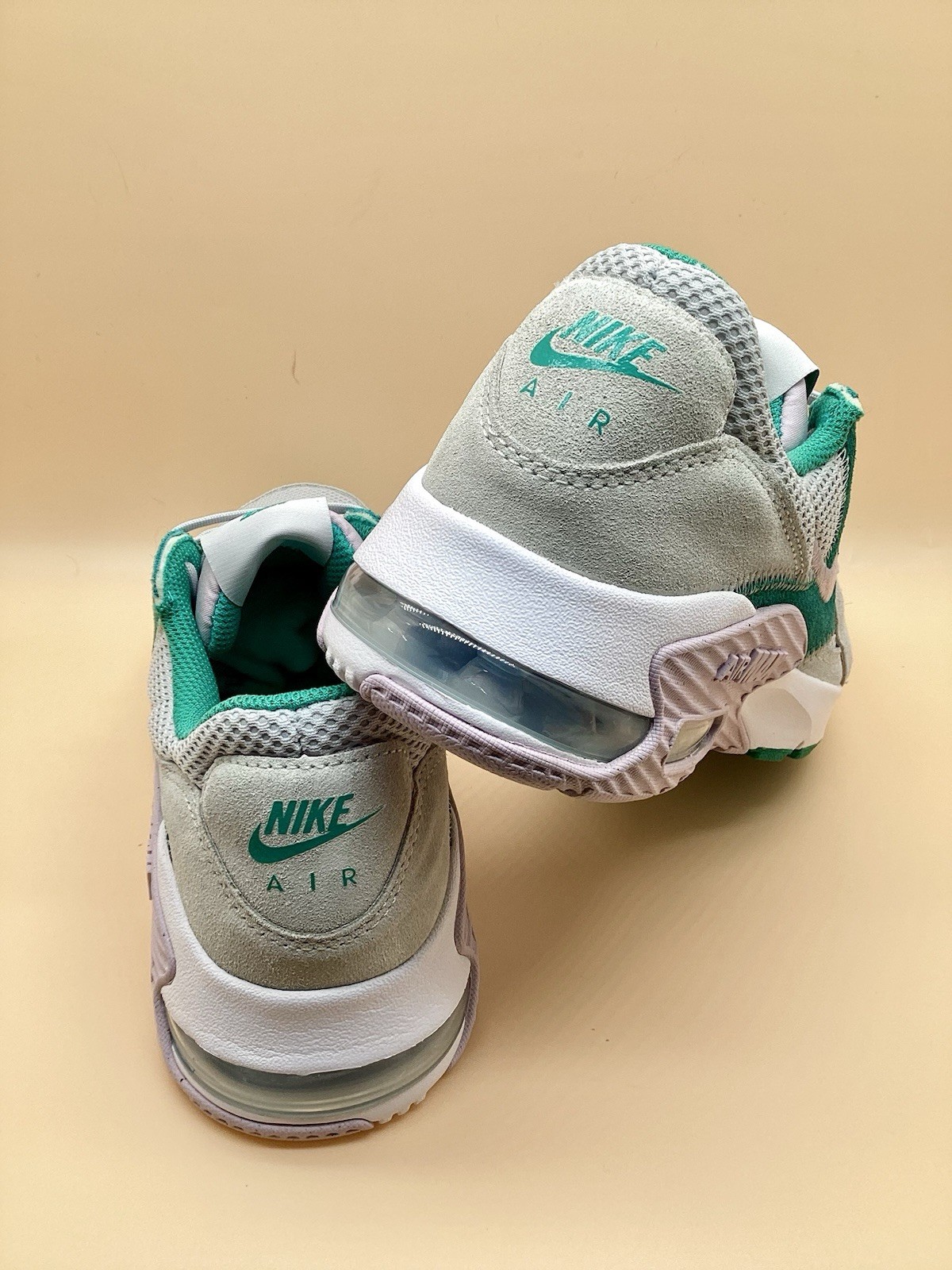 Nike Women’s Air Max Excee Light Gray, Teal, and Green Athletic Sneakers US 7.5